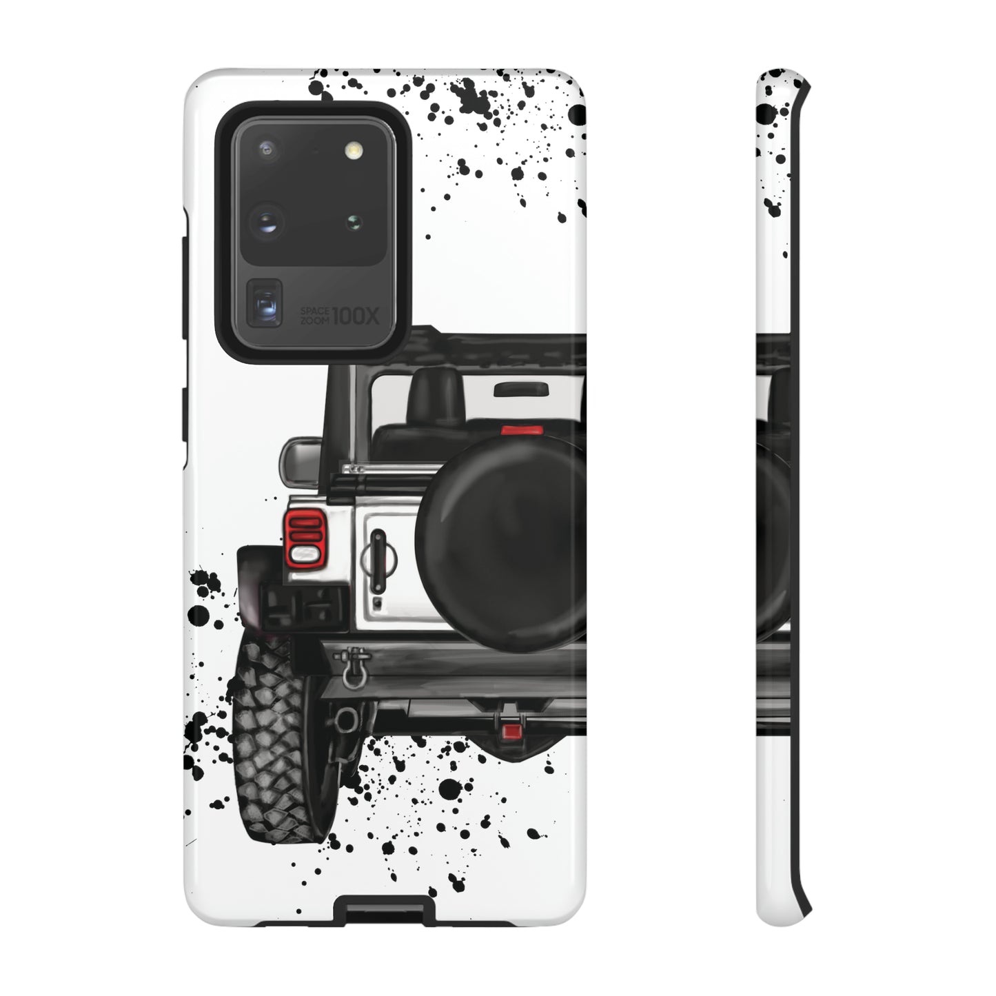 Off Road Life White Protective Case for Iphone, Google and Samsung