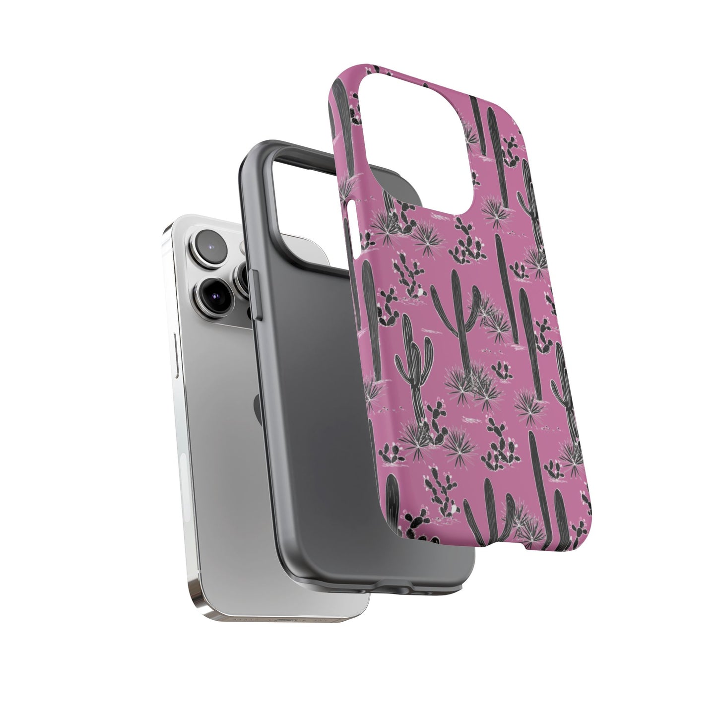 Pink Cactus Love Phone Case