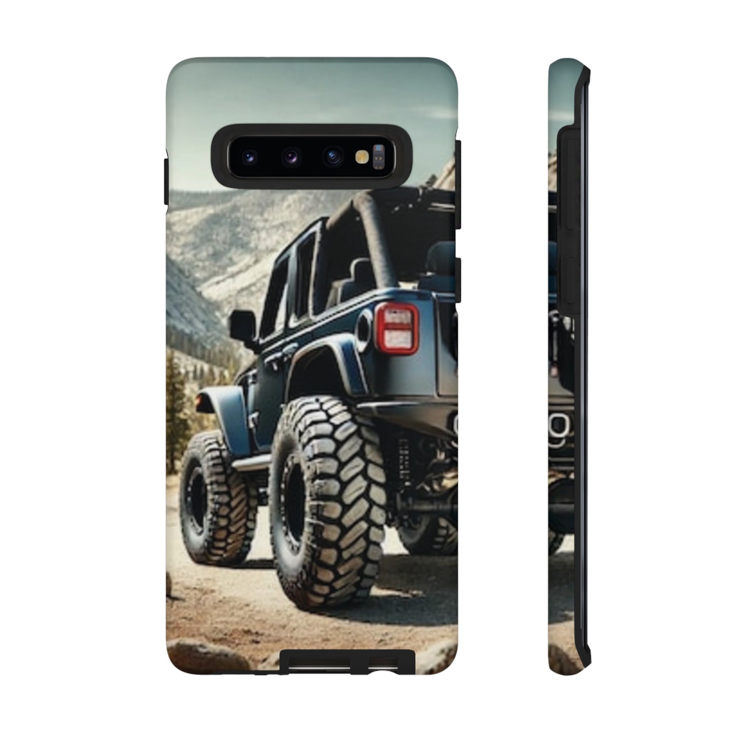 Blue Jeep Protective Phone Case