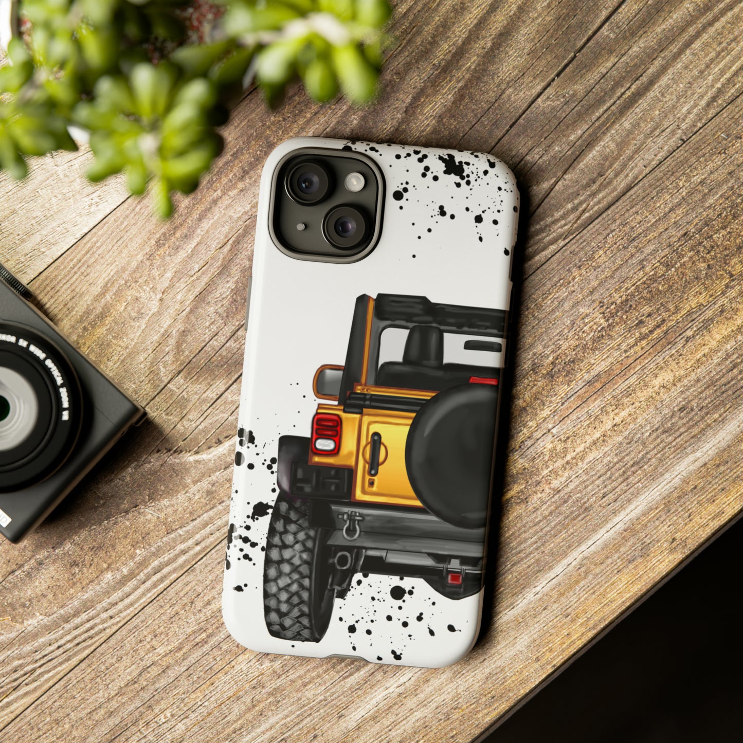 Off Road Life Yellow Protective Case for Iphone, Google and Samsung