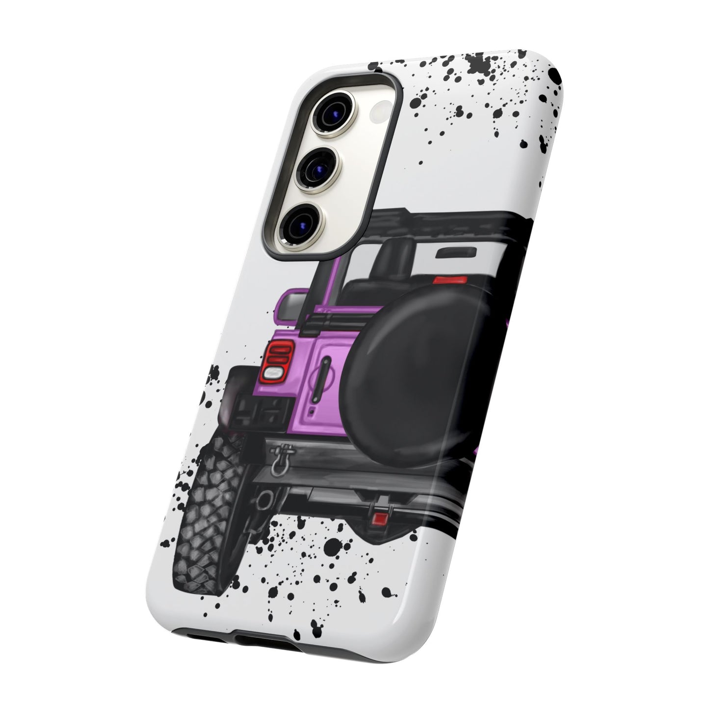 Off Road Life Pink/Light Purple Protective Case for Iphone, Google and Samsung