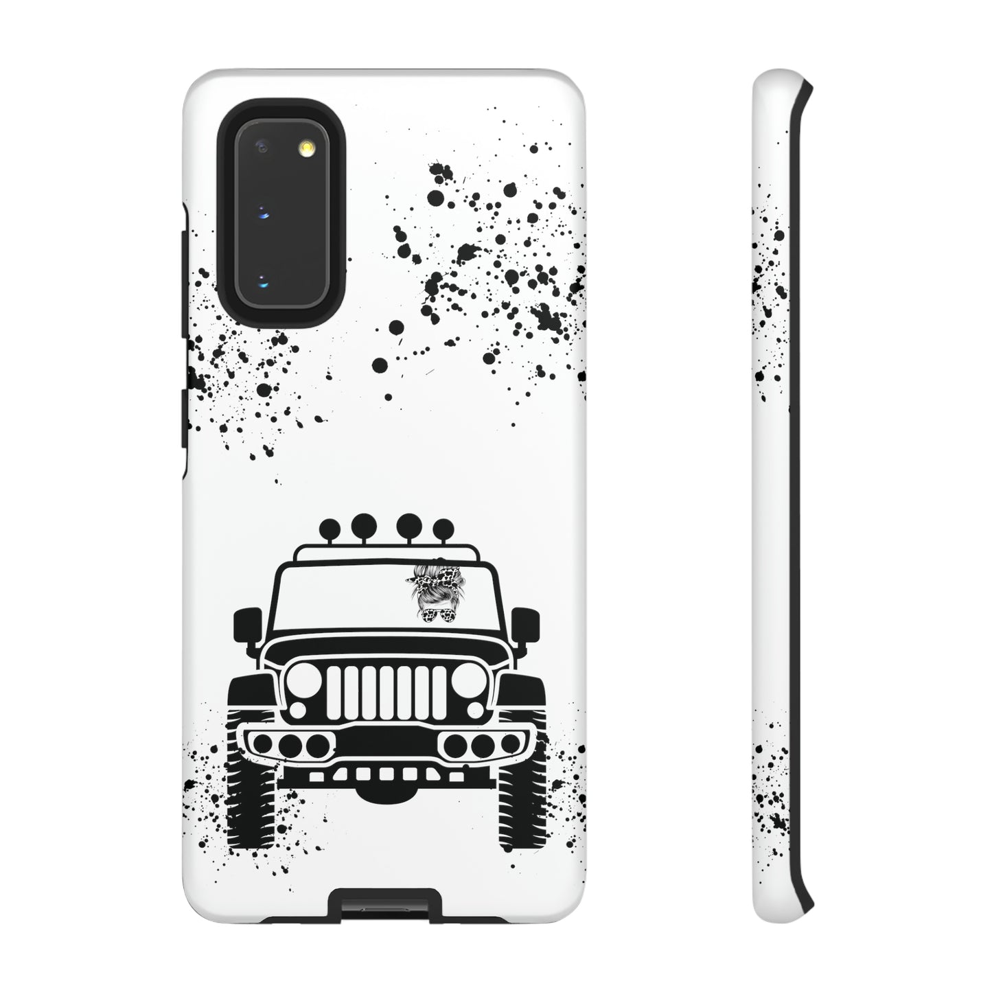 Off Road Girl Cow Print Shades Protective Phone Case for Iphone, Samsung and Google Phones