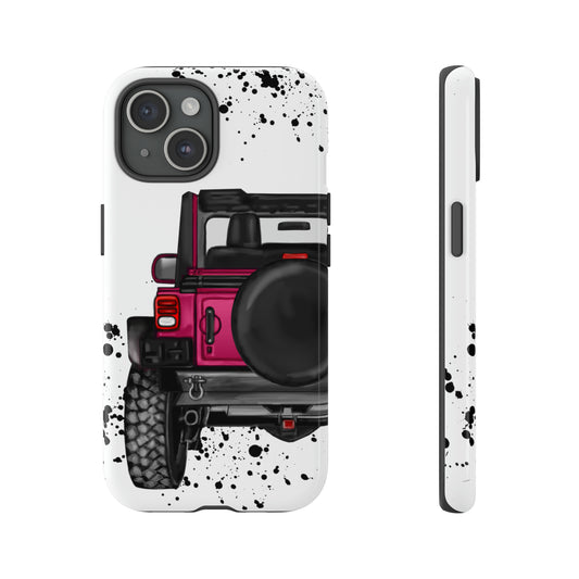 Off Road Life Dark Pink Protective Case for Iphone, Google and Samsung