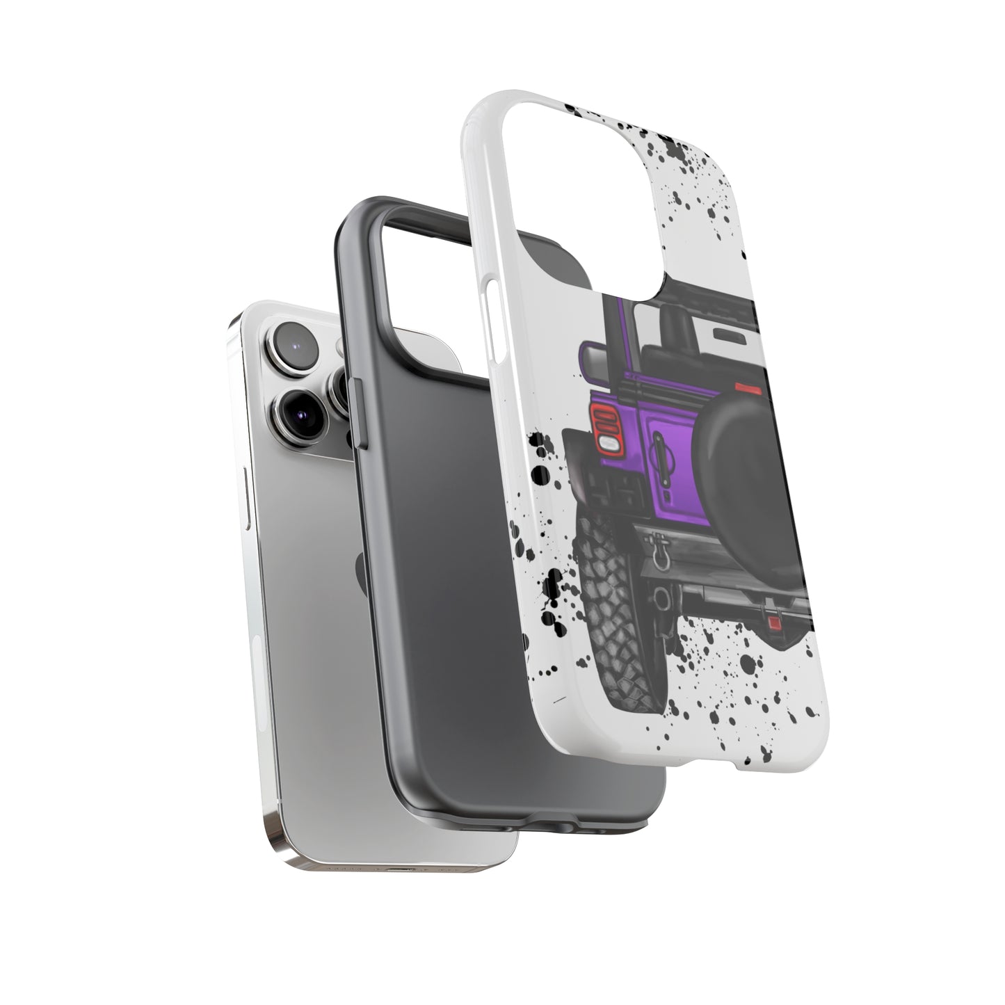 Off Road Life Purple Protective Case for Iphone, Google and Samsung