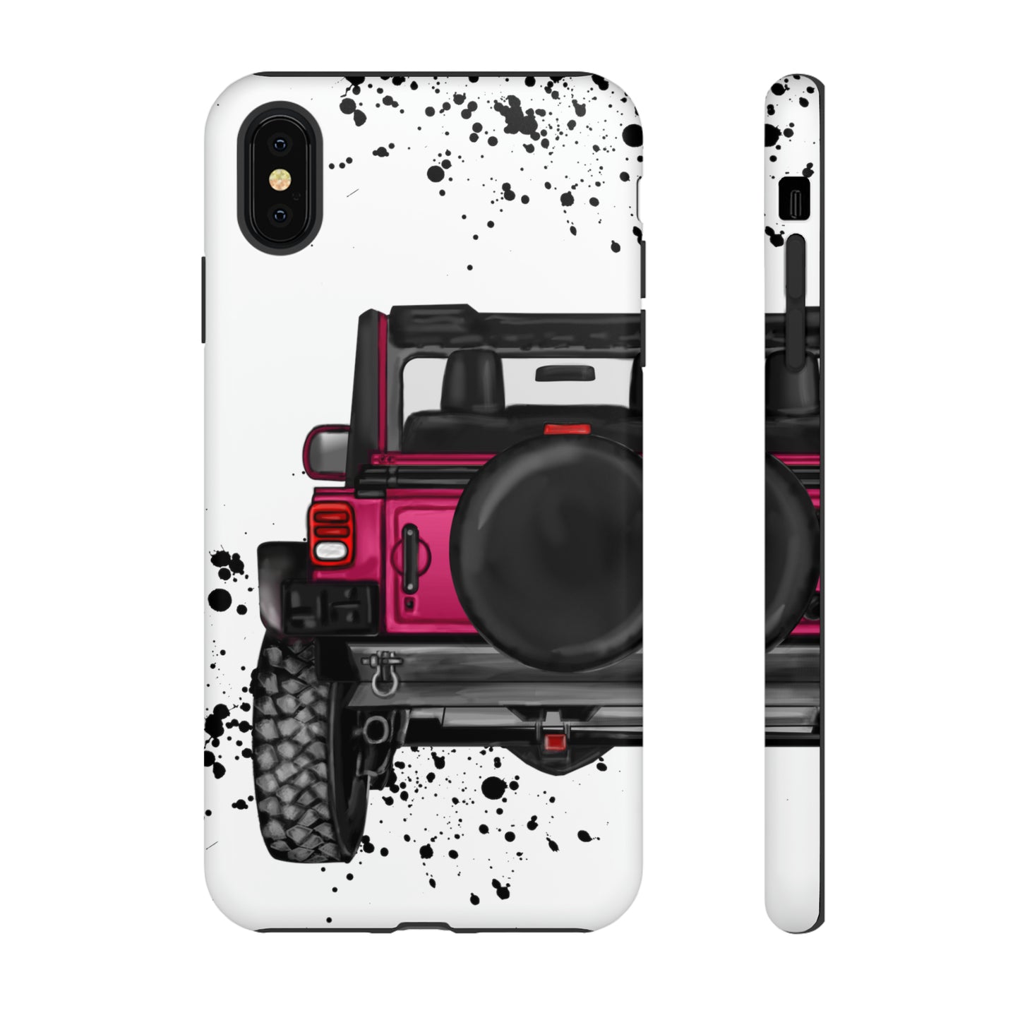 Off Road Life Dark Pink Protective Case for Iphone, Google and Samsung