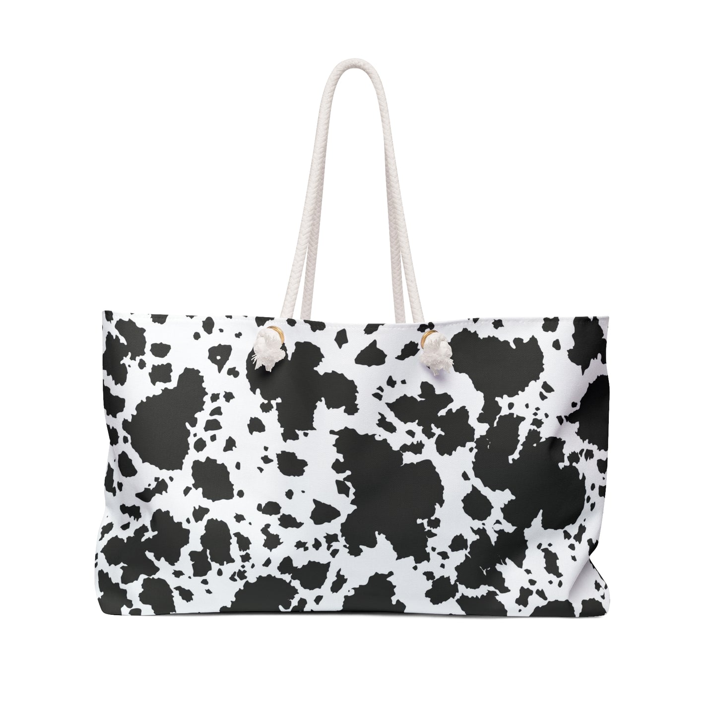 Cow Print Weekender Bag