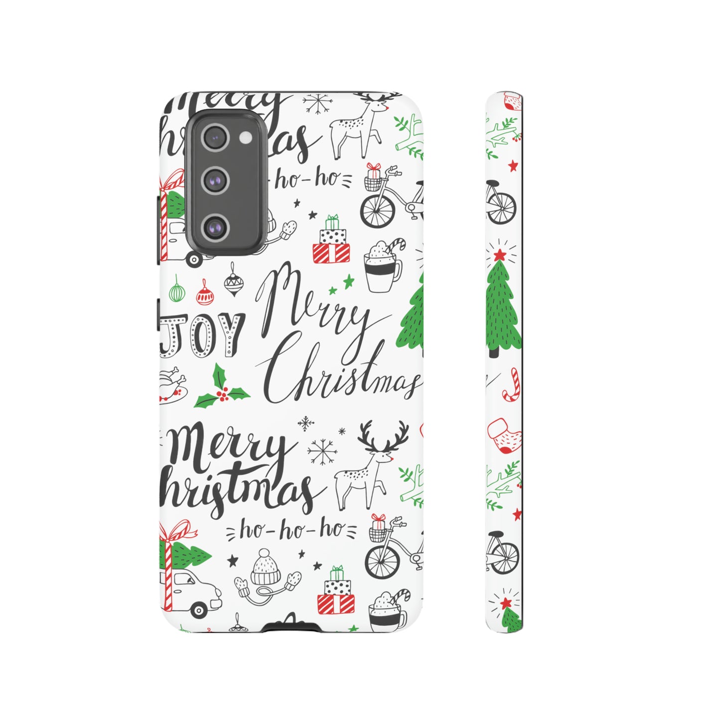 Merry Christmas Protective Phone Case for Iphone, Samsung and Google Phones