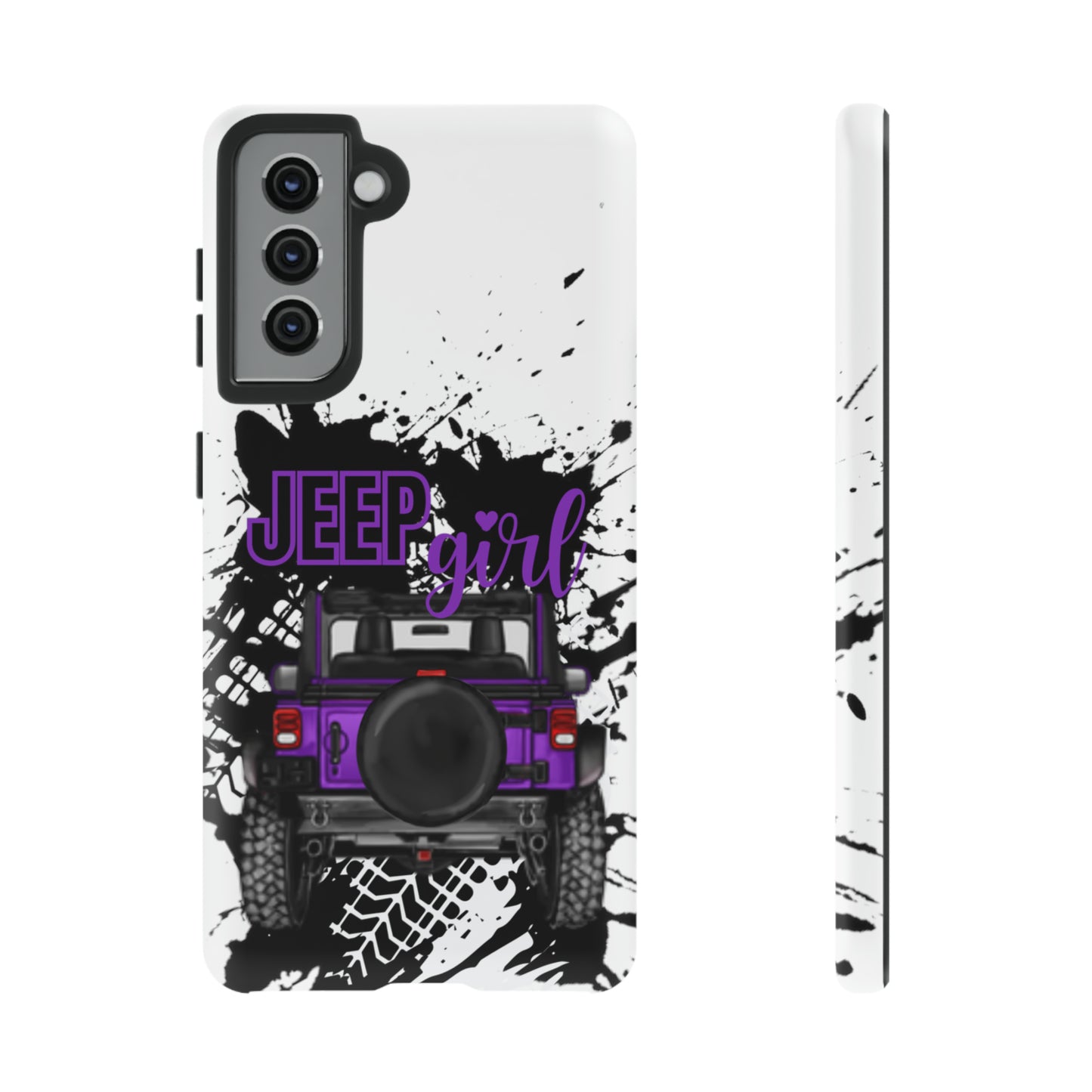 Off Road Girl Purple Tough Cases