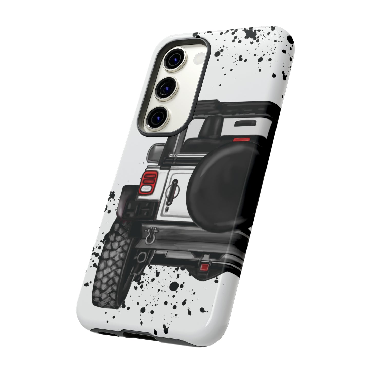 Off Road Life White Protective Case for Iphone, Google and Samsung