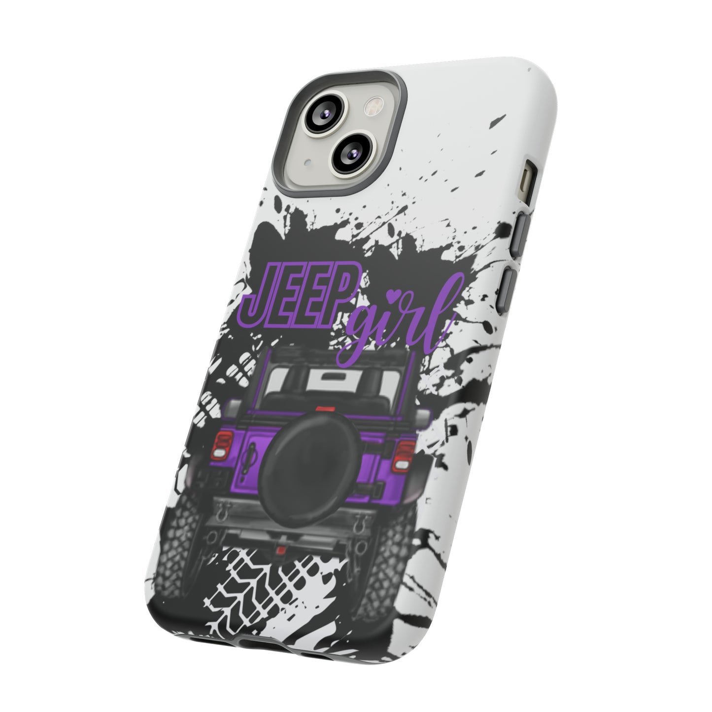 Off Road Girl Purple Tough Cases