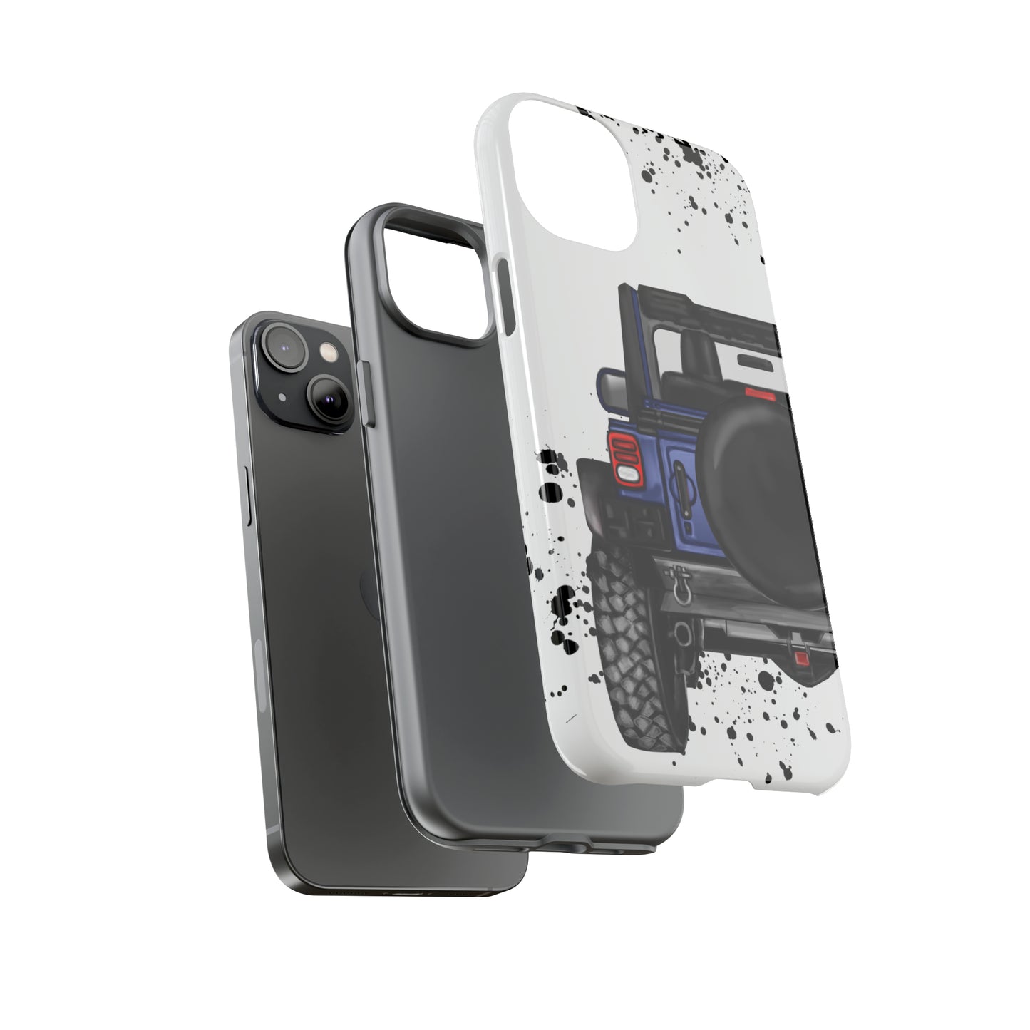 Off Road Life Dark Blue Protective Case for Iphone, Google and Samsung