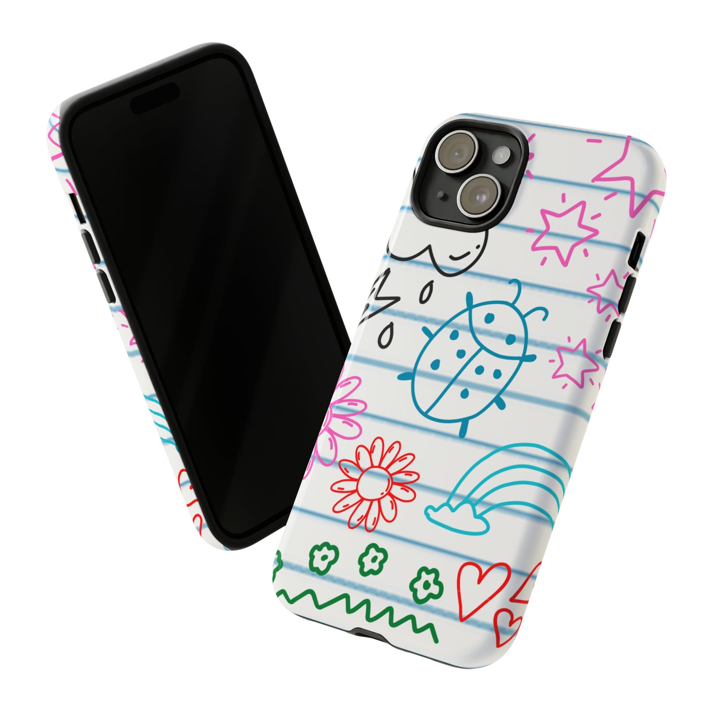 Kid Doodles Protective Phone Case for IPhone, Google and Samsung phones