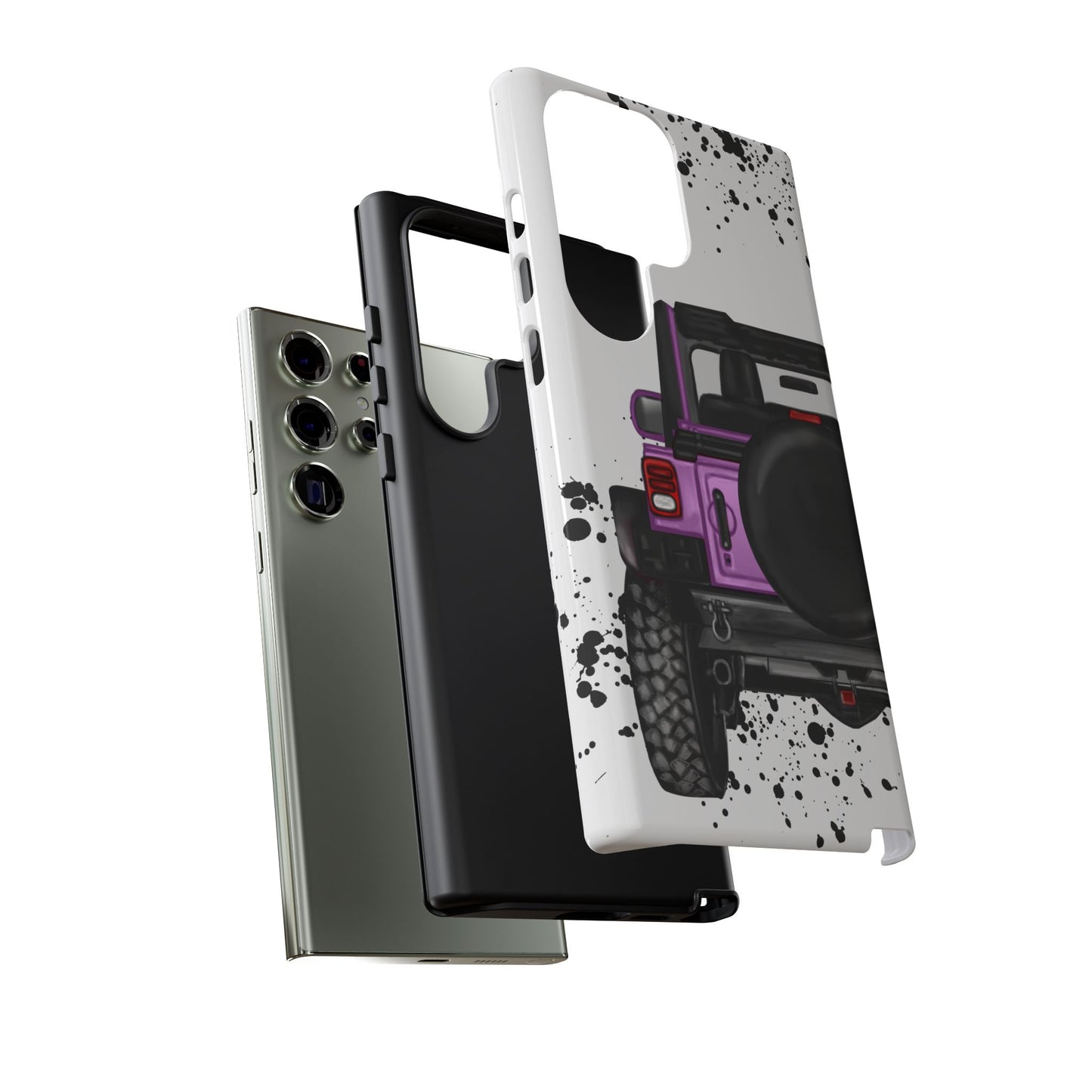 Off Road Life Pink/Light Purple Protective Case for Iphone, Google and Samsung