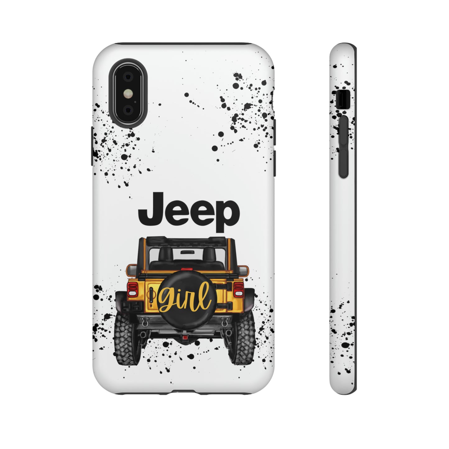 Off Road Girl Yellow Protective Case for Iphone, Google and Samsung Phones