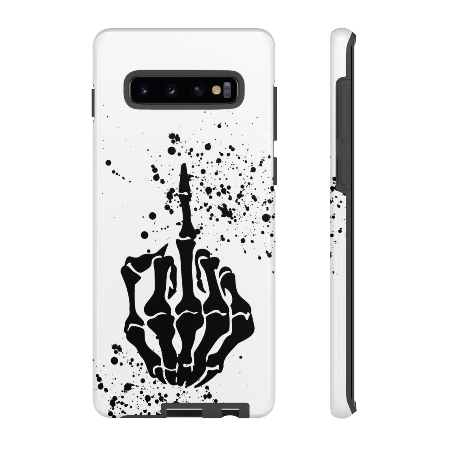 Skeleton, Finger Protective Case for Iphone, a Google and Samsung phones