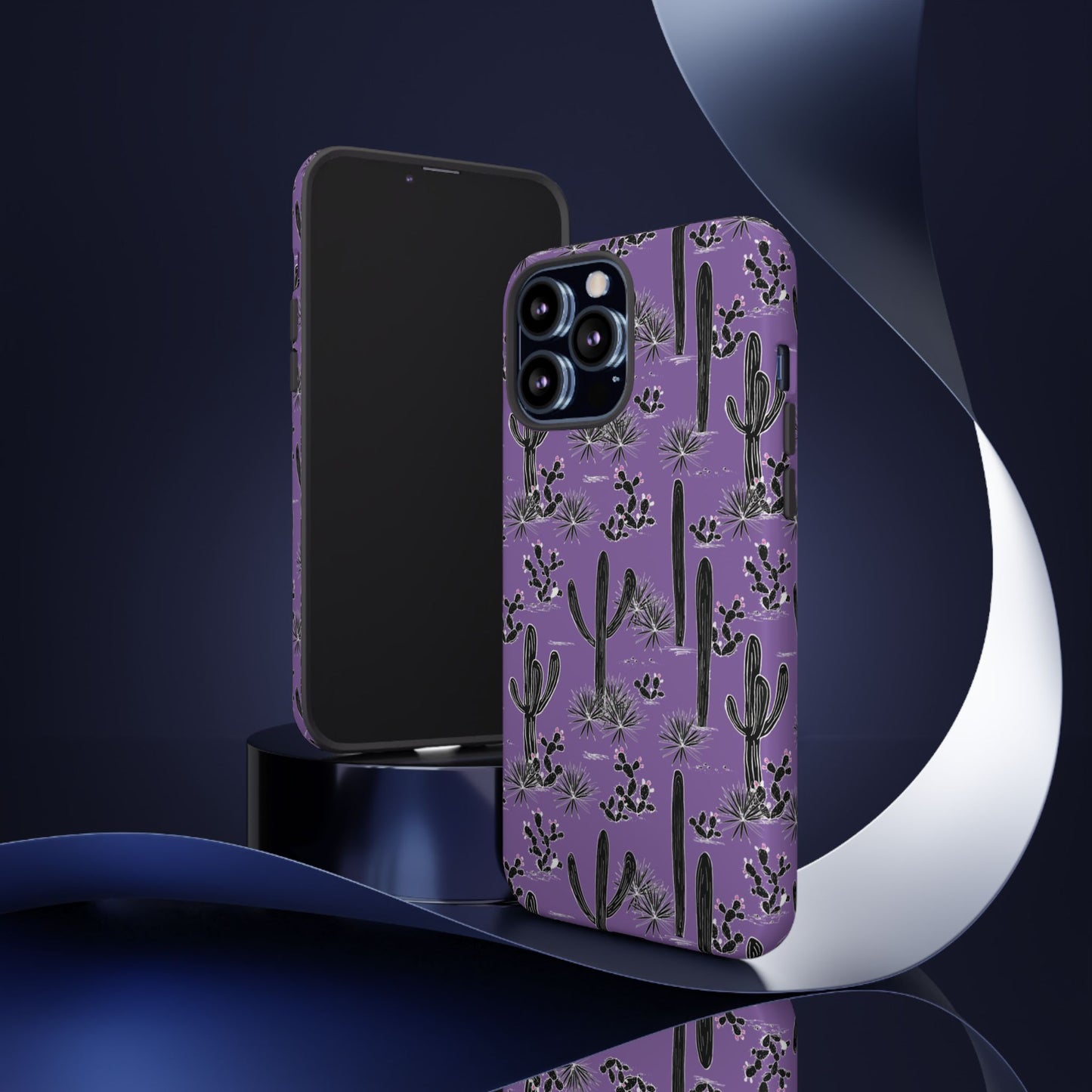 Purple Cactus Love Phone Case