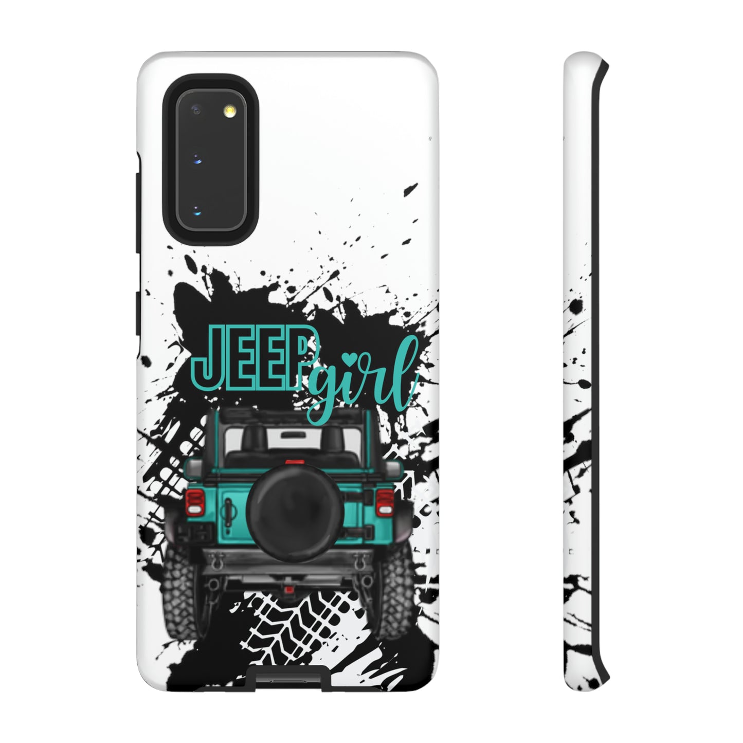 Off Road Girl Turquoise Tough Cases