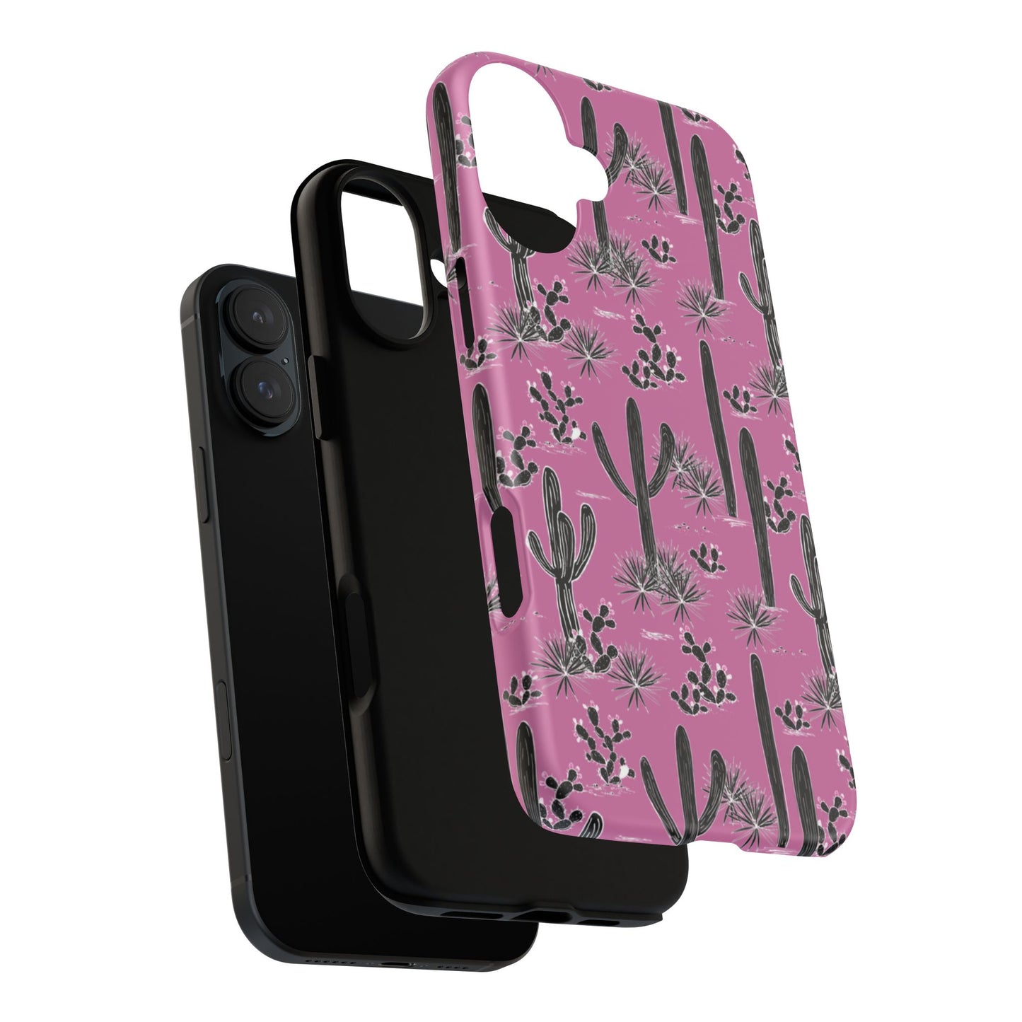 Pink Cactus Love Phone Case