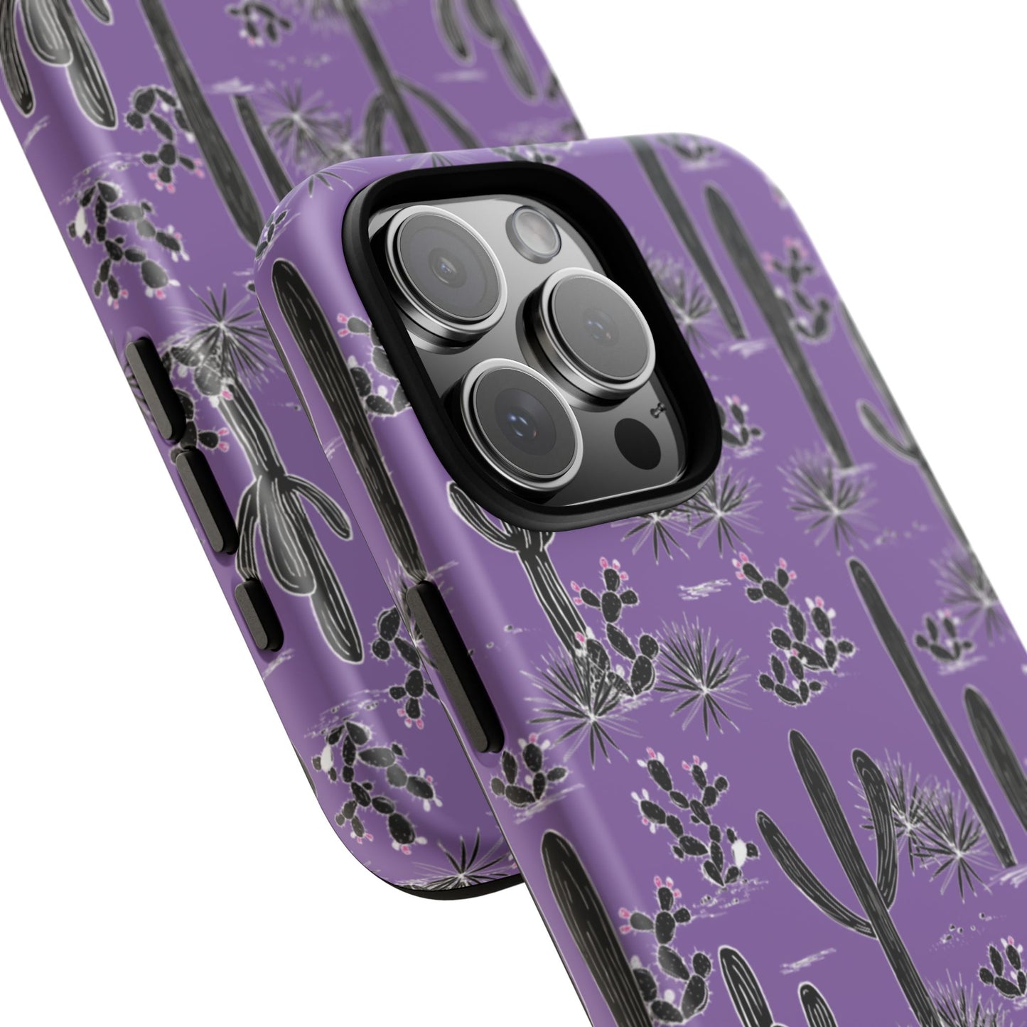 Purple Cactus Love Phone Case