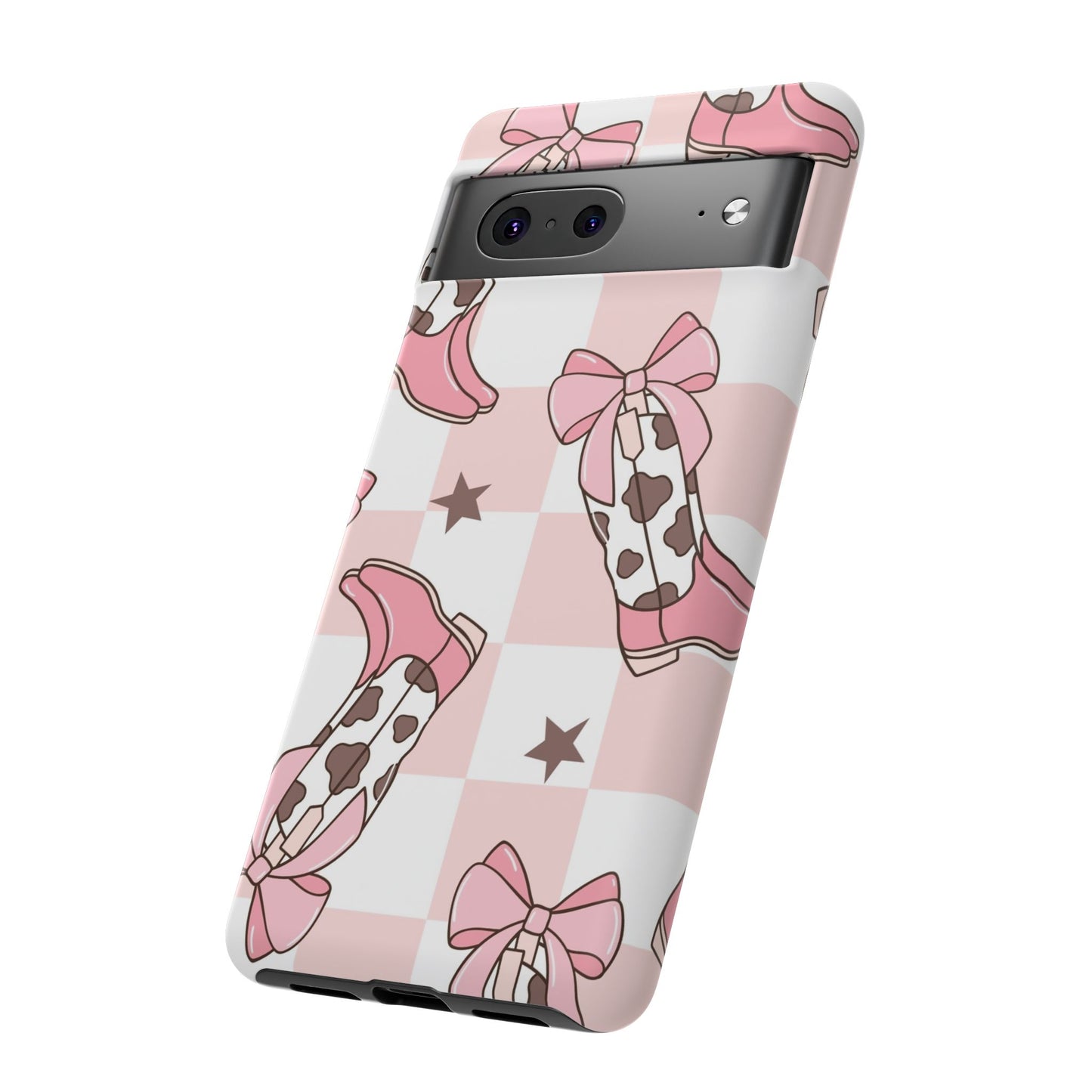 Cowboy Boots and Bows Protective Phone Case