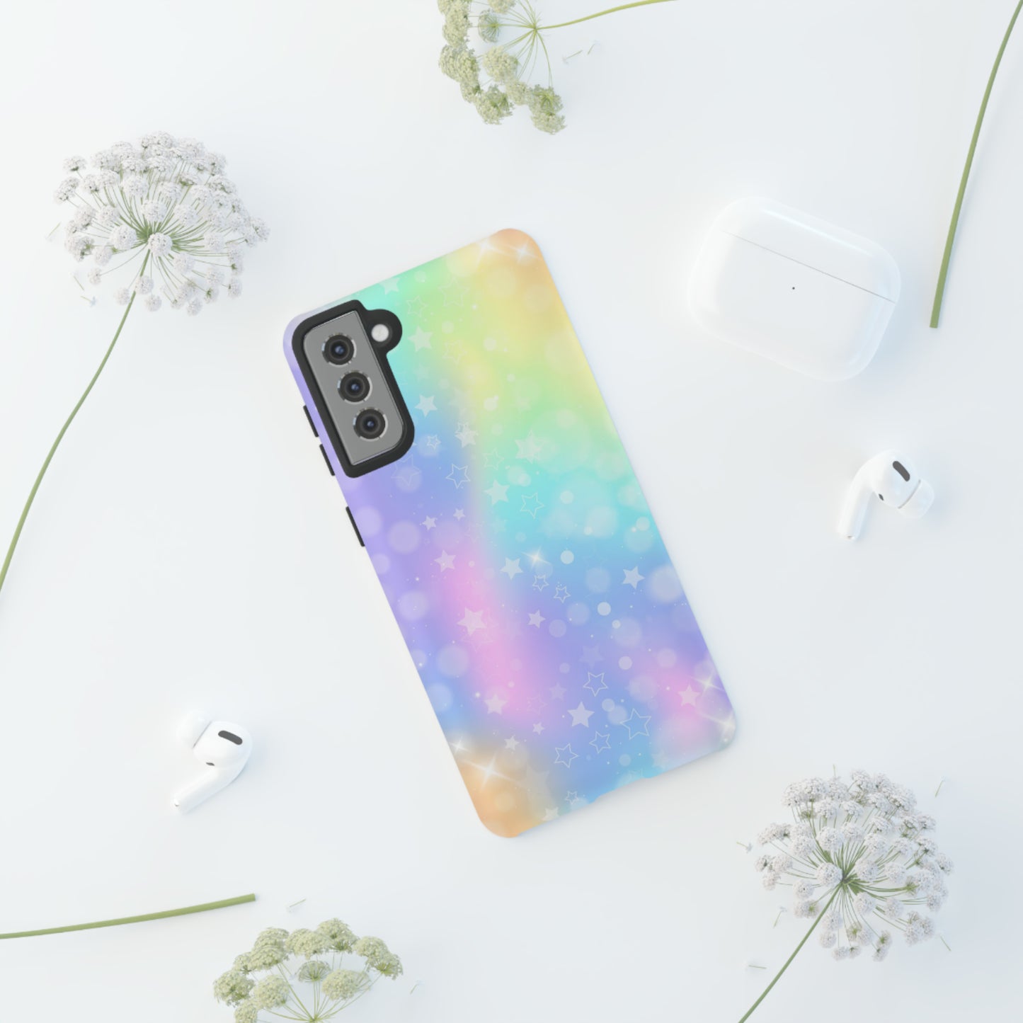 Ombre Star Protective Phone Case for IPhone, Google and Samsung Phones