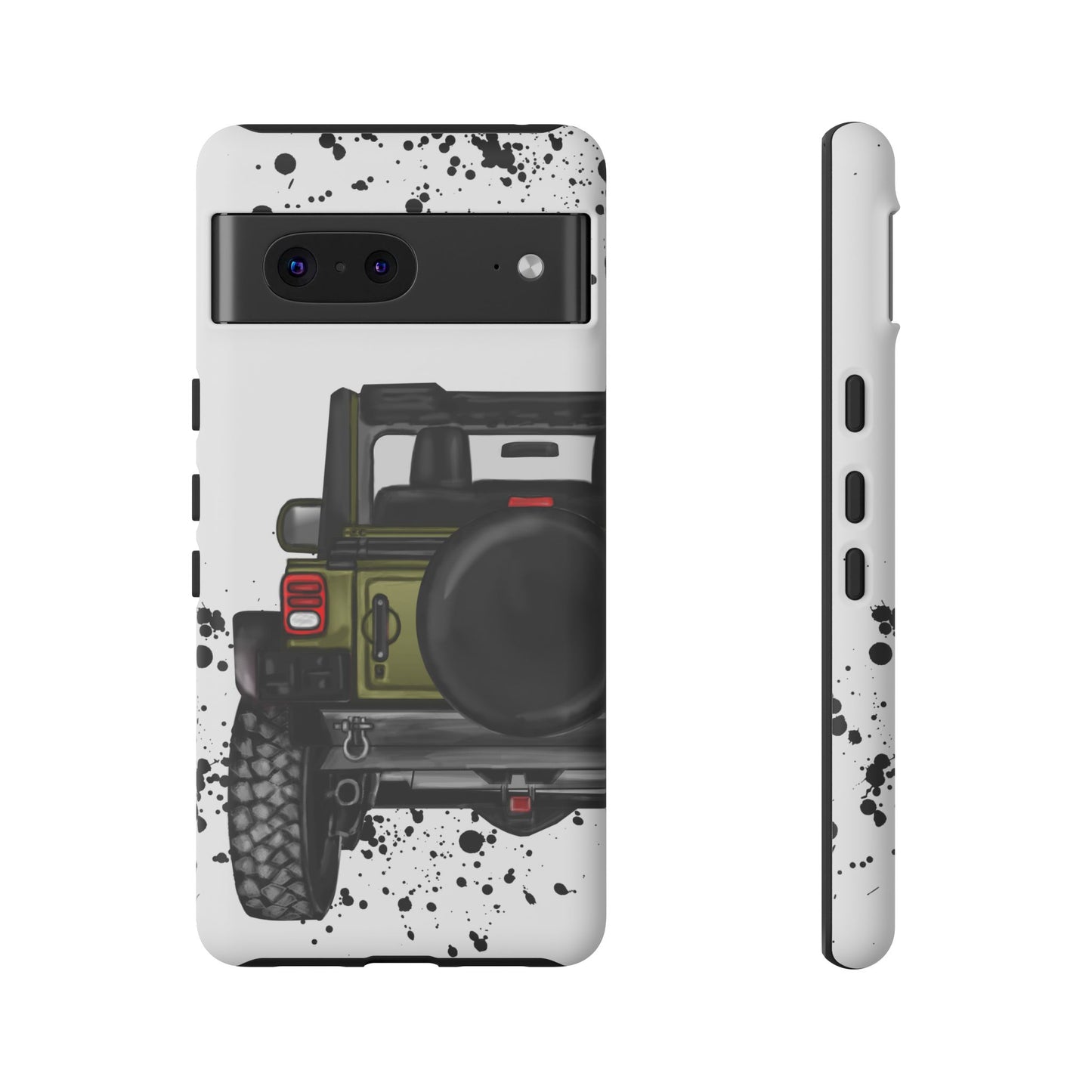 Off Road Life Army Green Protective Case for Iphone, Google and Samsung