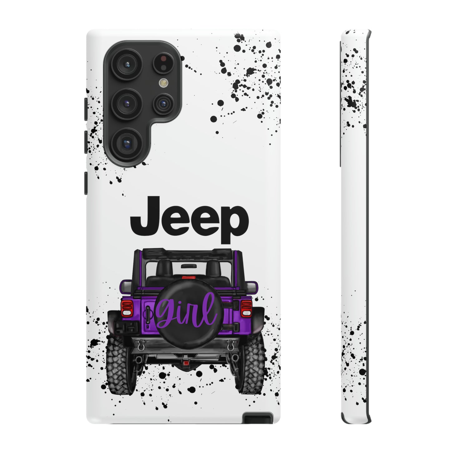 Off Road Girl Dark Purple Protective Case for Iphone, Google and Samsung Phones