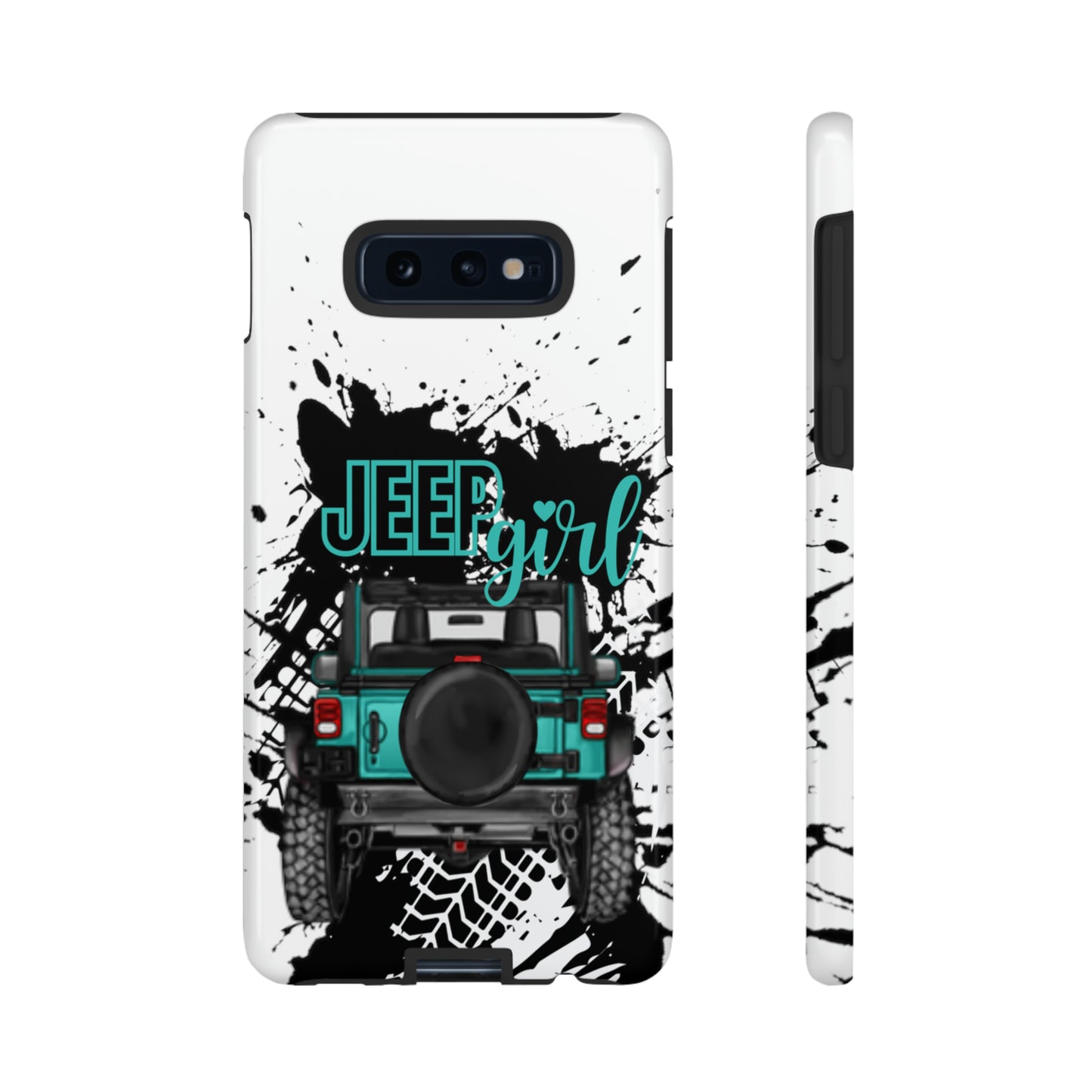 Off Road Girl Turquoise Tough Cases