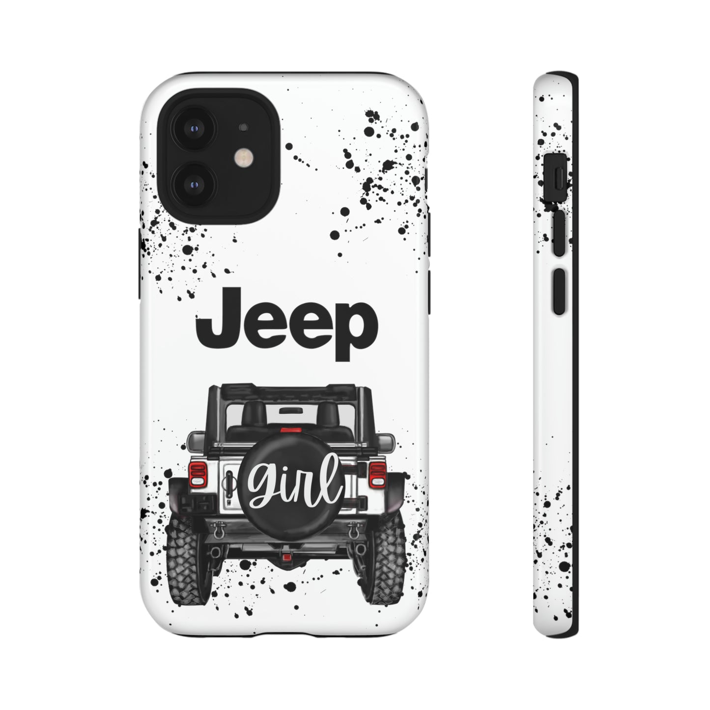 Off Road Girl White Protective Case for Iphone, Google and Samsung Phones