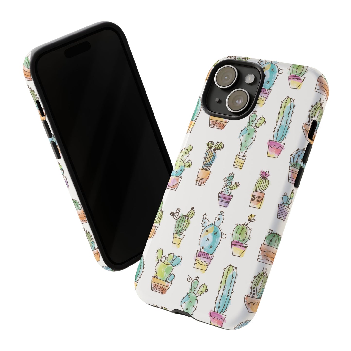 Pastel Cactus Love Phone Case