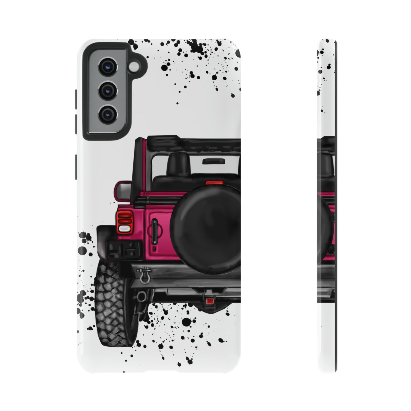 Off Road Life Dark Pink Protective Case for Iphone, Google and Samsung