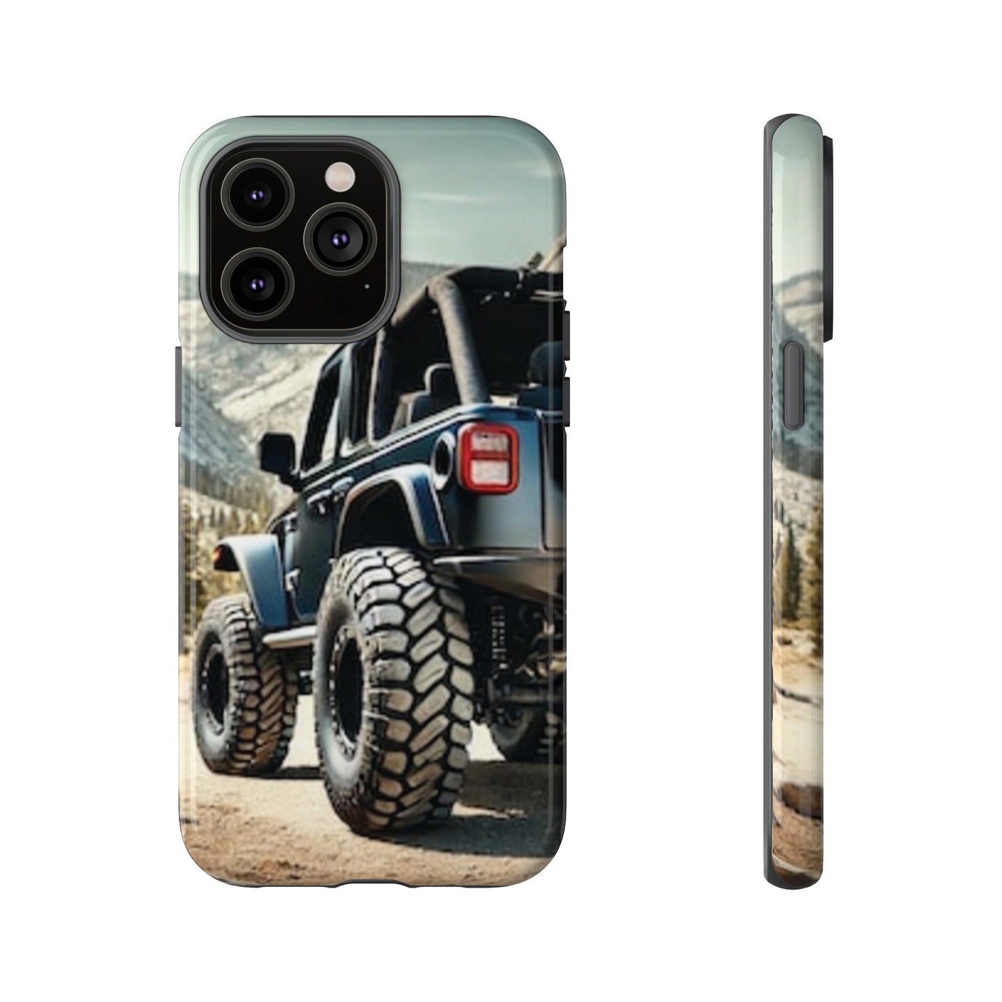 Blue Jeep Protective Phone Case