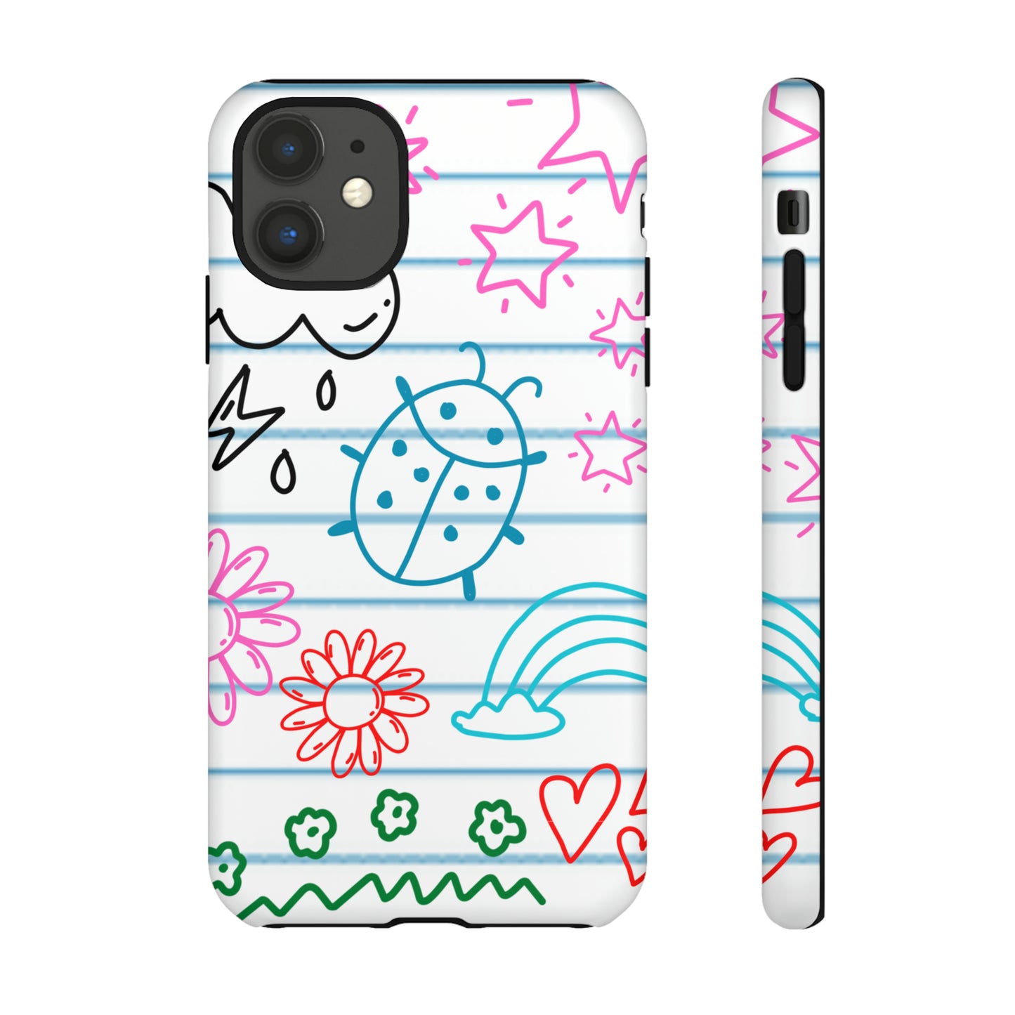 Kid Doodles Protective Phone Case for IPhone, Google and Samsung phones