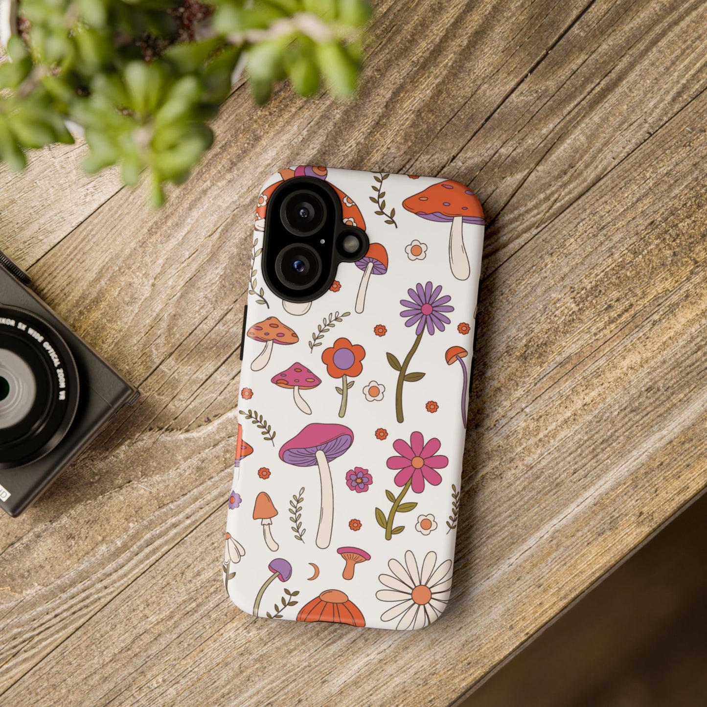 Mushrooms Protective Phone Case