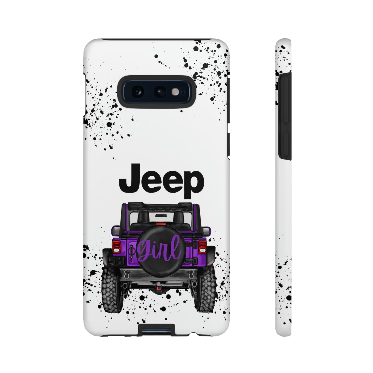 Off Road Girl Dark Purple Protective Case for Iphone, Google and Samsung Phones