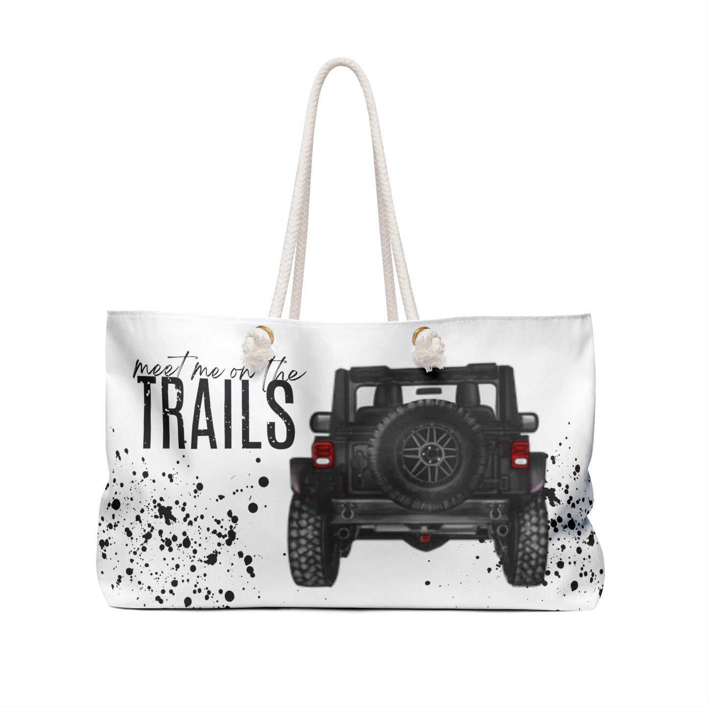 Meet me on the trails Weekender Bag