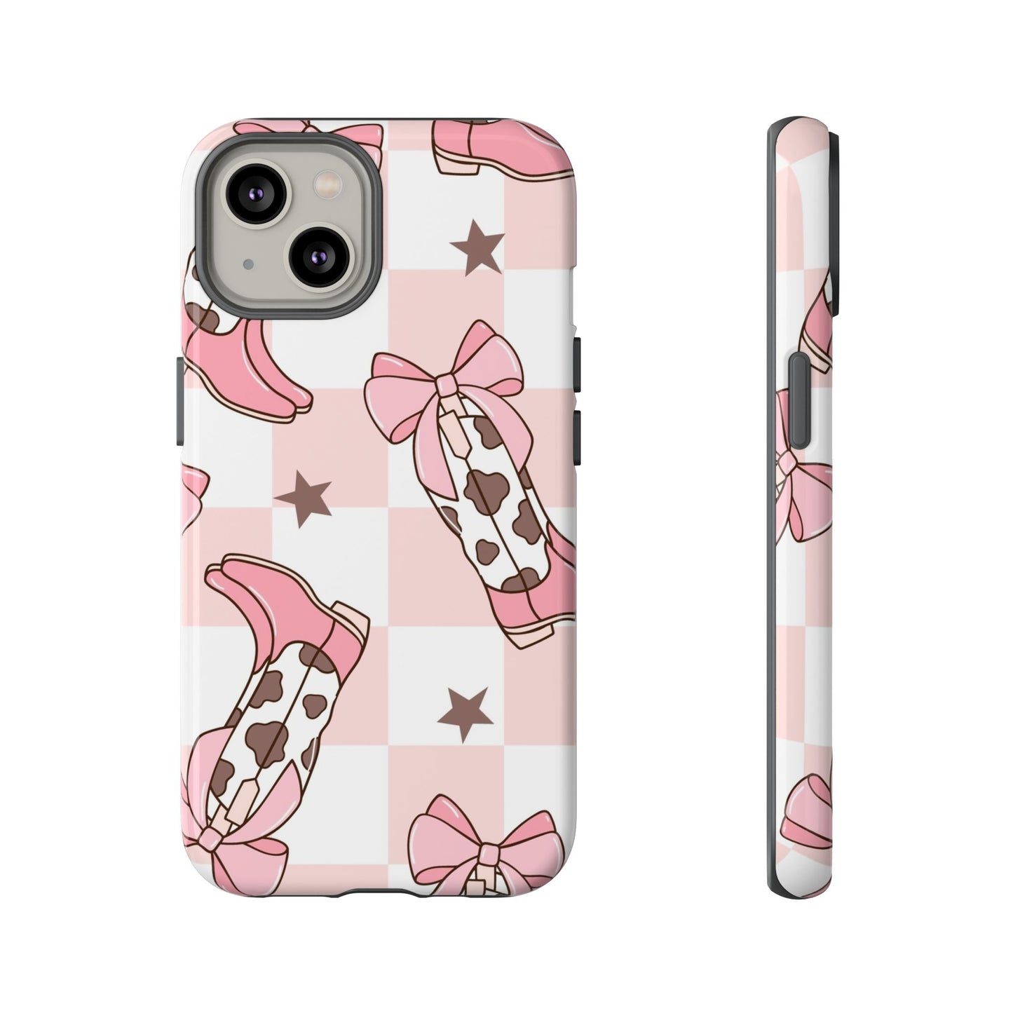 Cowboy Boots and Bows Protective Phone Case
