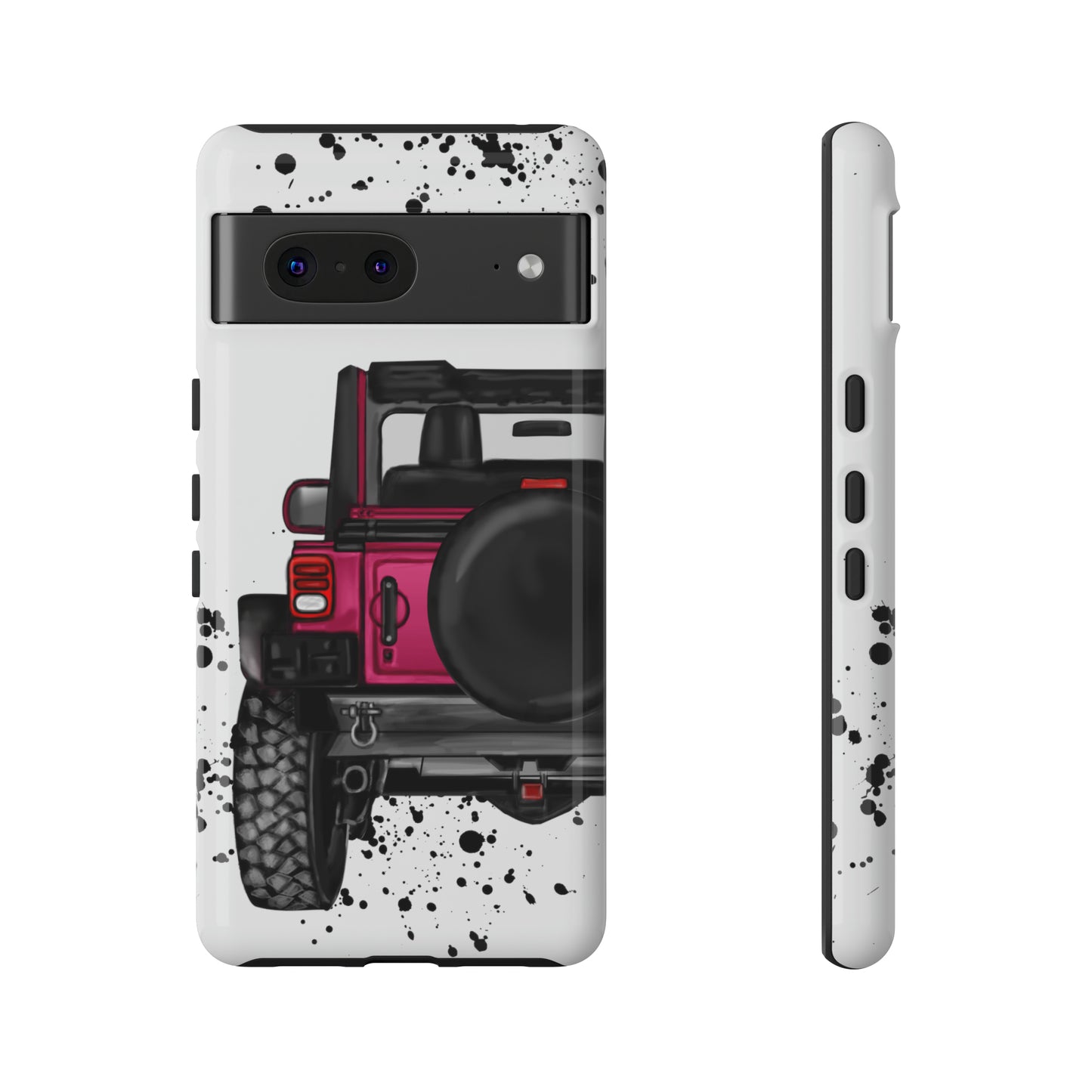 Off Road Life Dark Pink Protective Case for Iphone, Google and Samsung