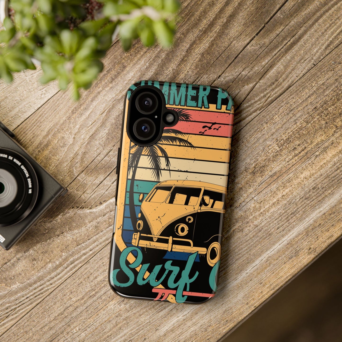 Retro Van Surf Summer Protective Phone Case