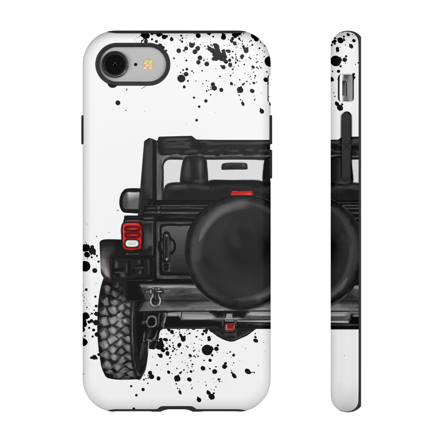 Off Road Life Black Protective Case for Iphone, Google and Samsung