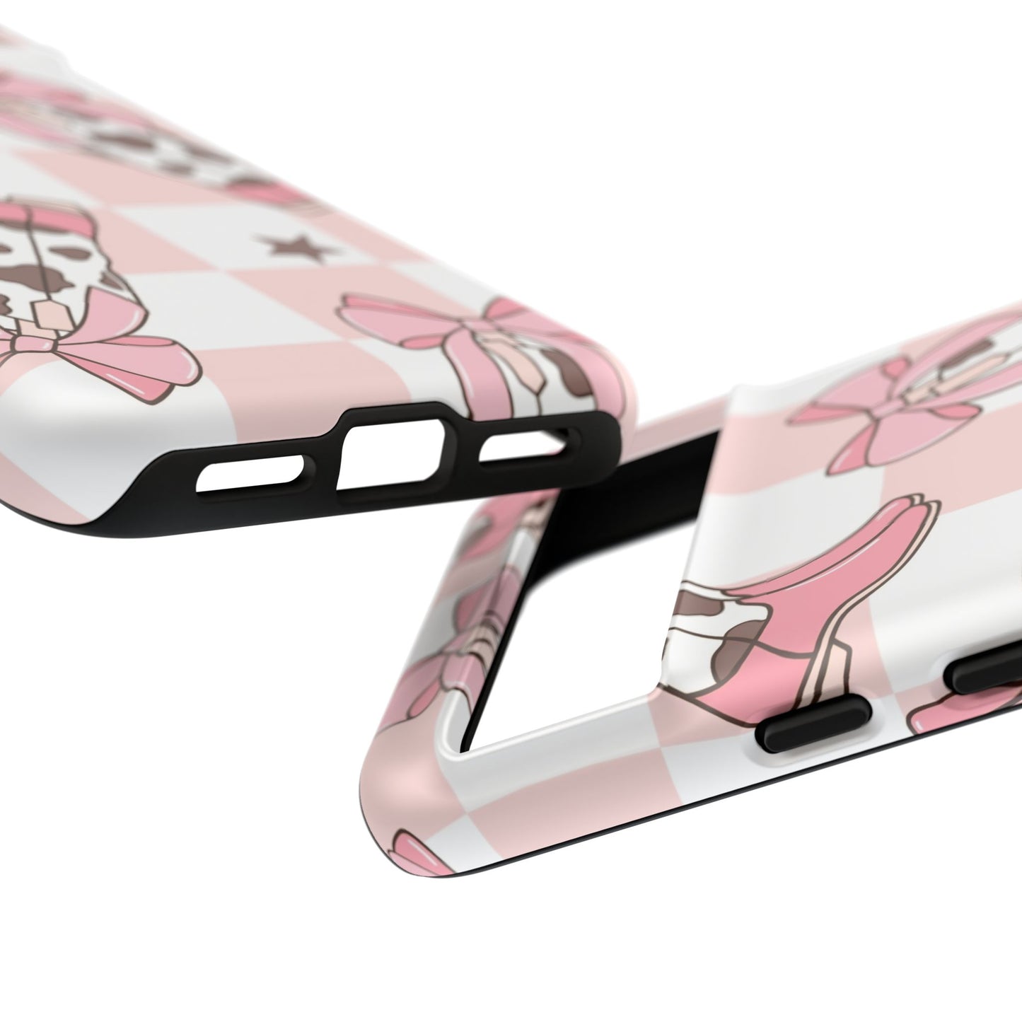 Cowboy Boots and Bows Protective Phone Case