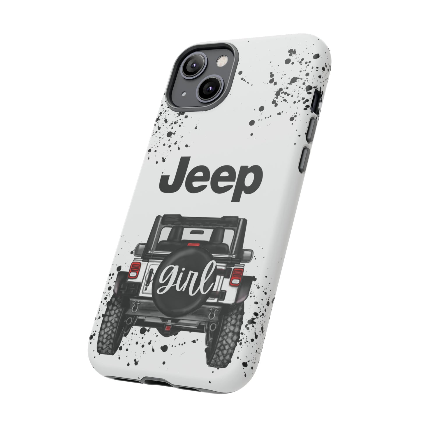 Off Road Girl White Protective Case for Iphone, Google and Samsung Phones