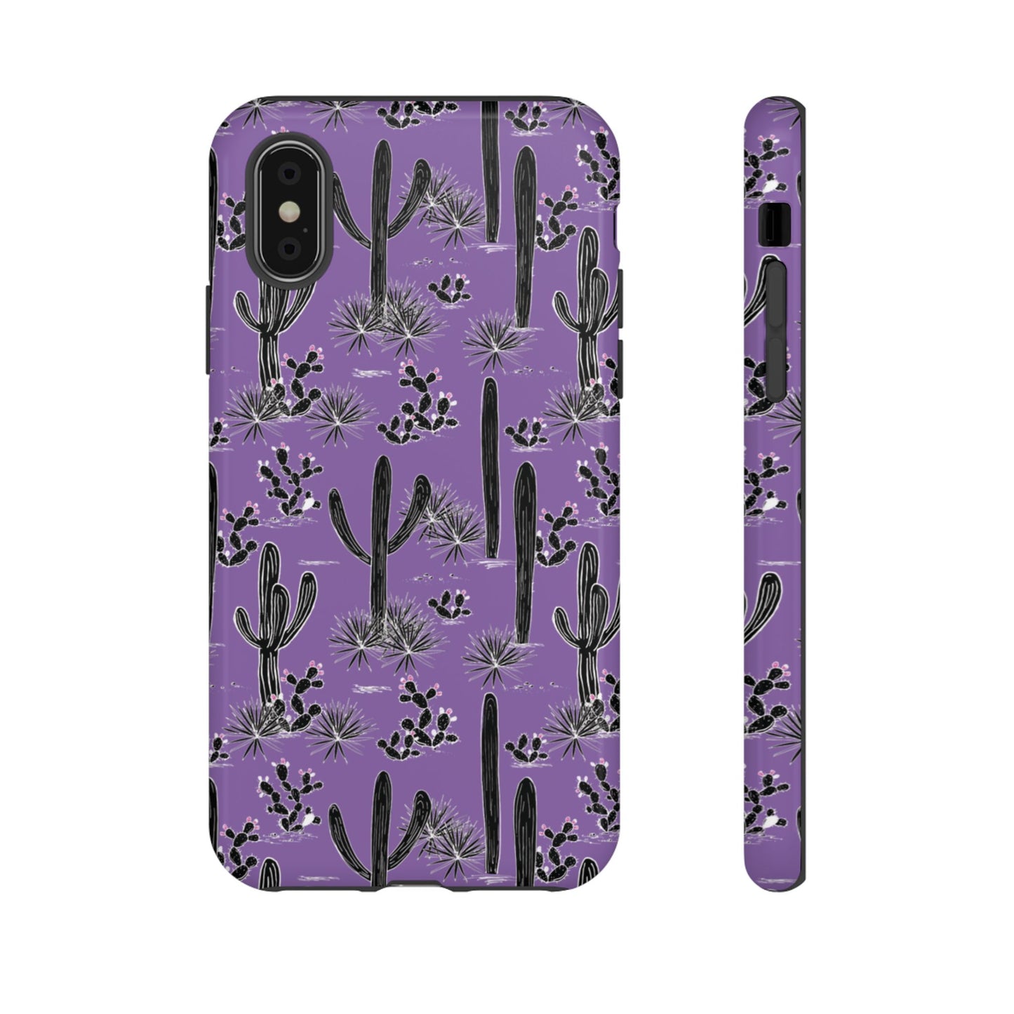 Purple Cactus Love Phone Case