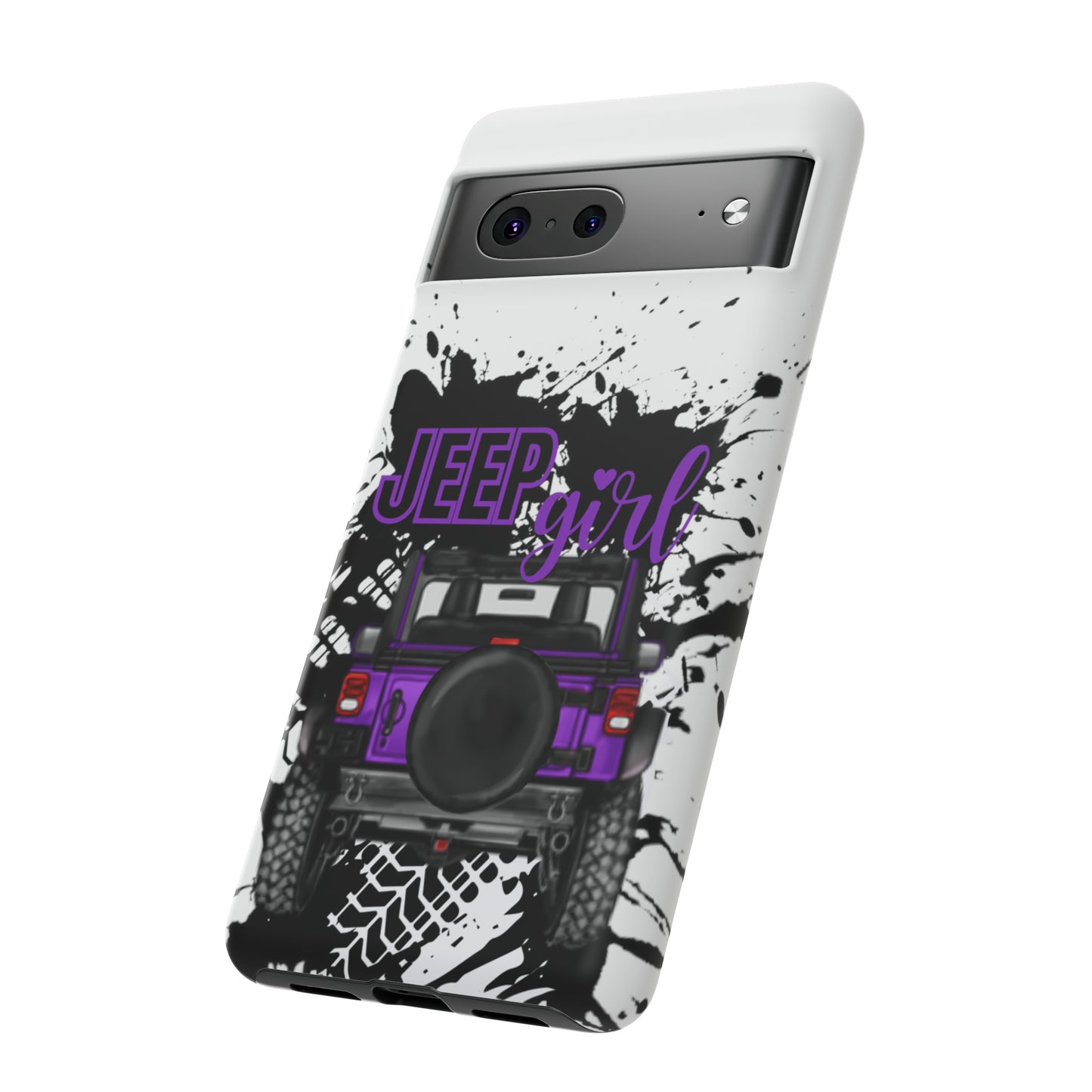 Off Road Girl Purple Tough Cases