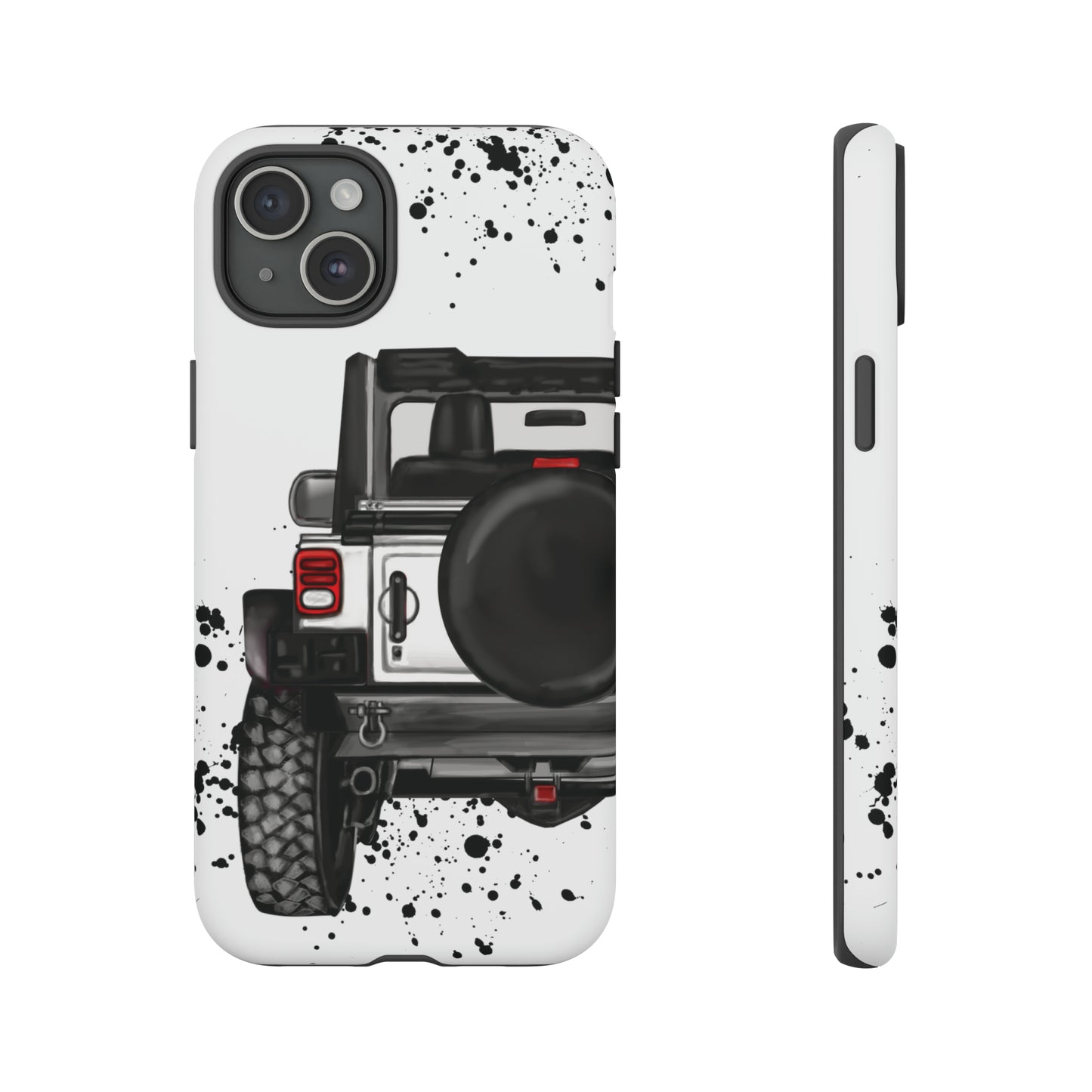 Off Road Life White Protective Case for Iphone, Google and Samsung