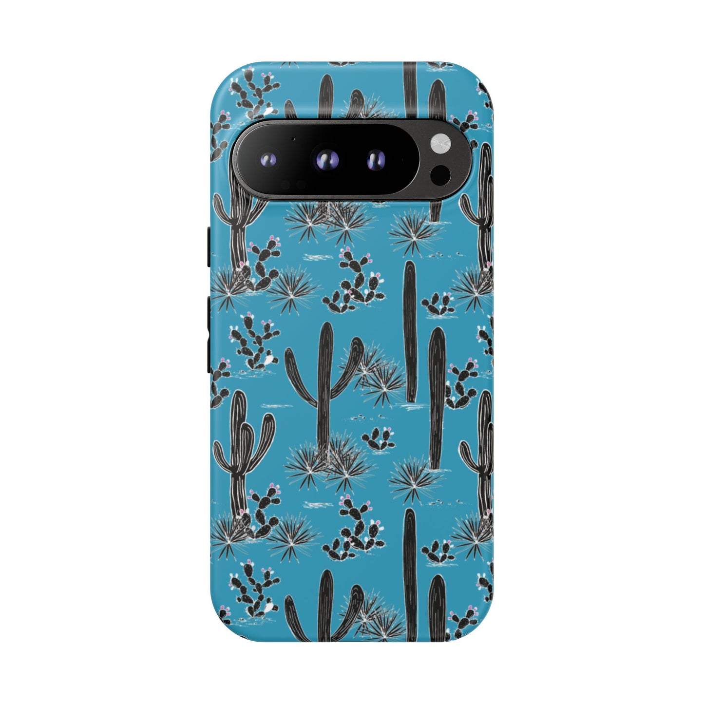 Turquoise Cactus Love Phone Case