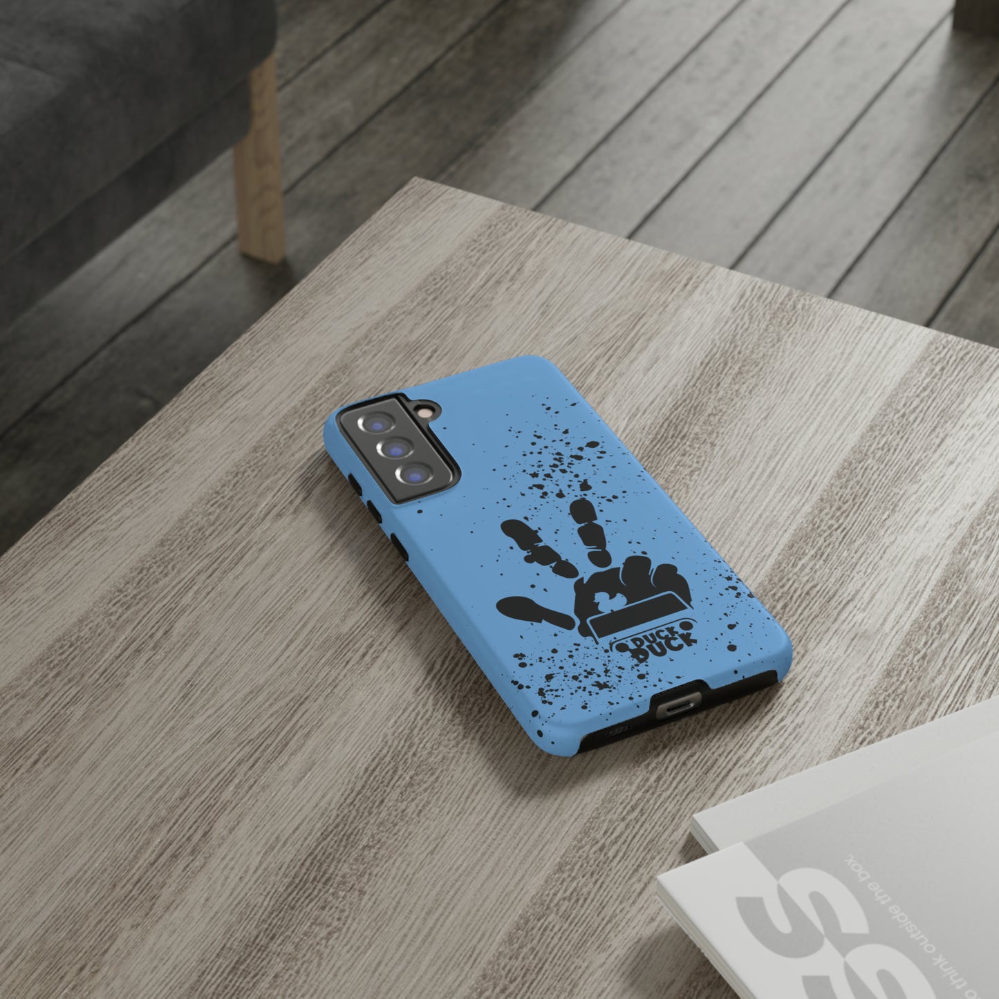 Duck Duck Blue Protective Phone Case for IPhone, Samsung and Google Phones