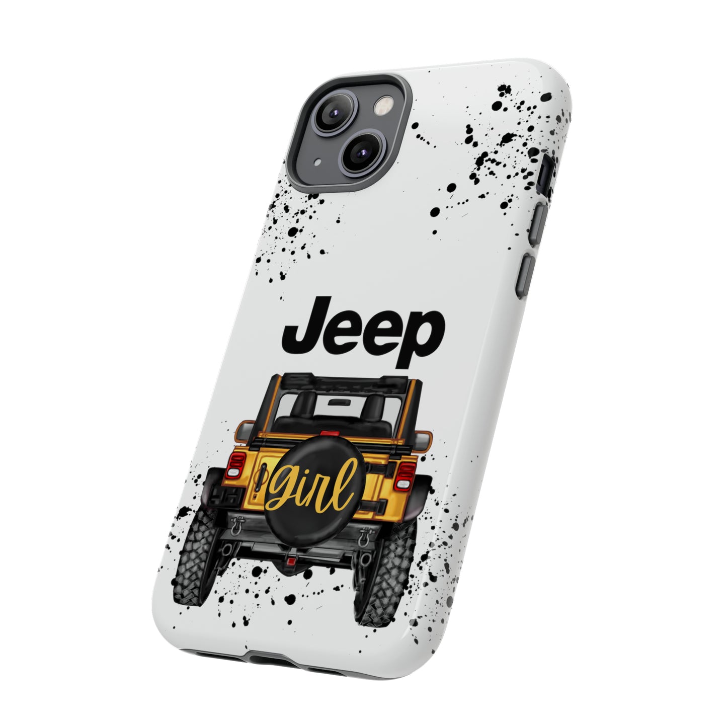 Off Road Girl Yellow Protective Case for Iphone, Google and Samsung Phones