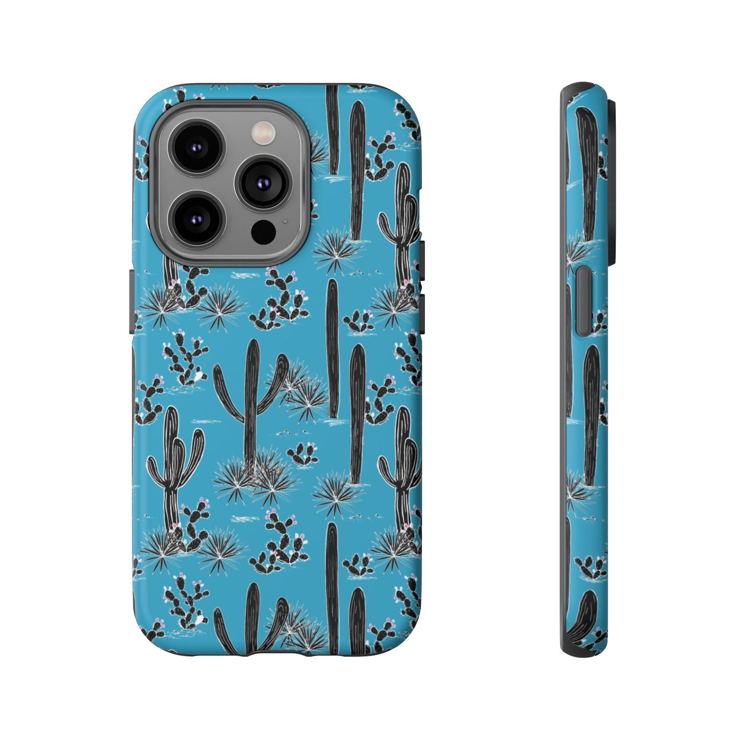 Turquoise Cactus Love Phone Case