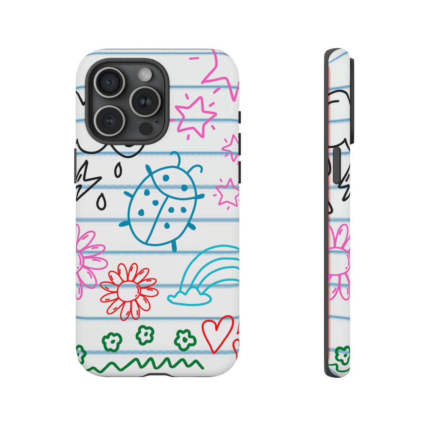 Kid Doodles Protective Phone Case for IPhone, Google and Samsung phones